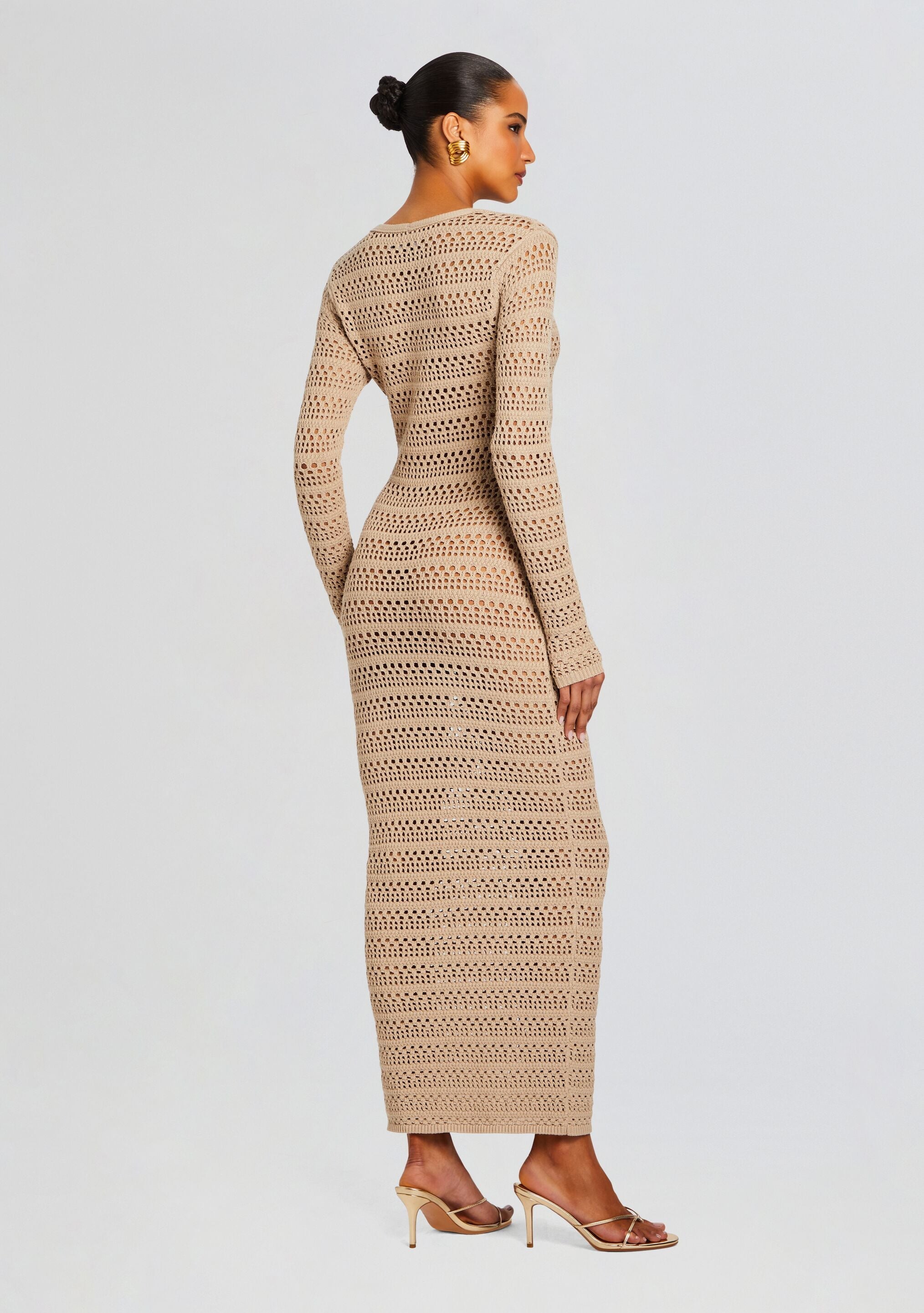 Dorothea Knit Crochet Cardigan