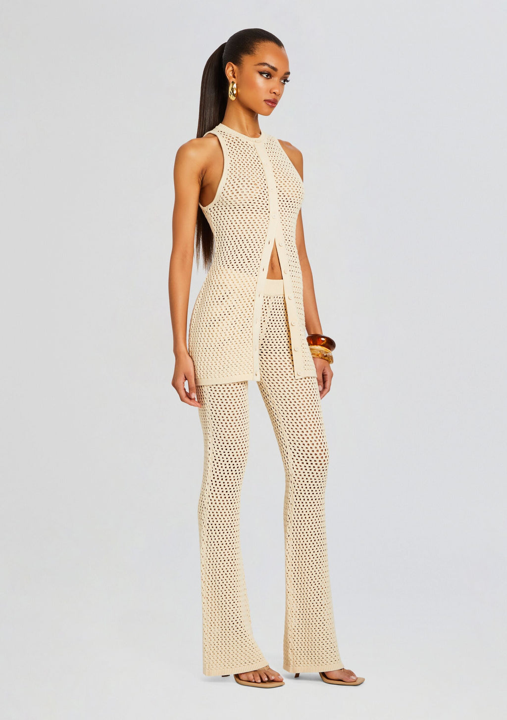 Tish Knit Crochet Pant