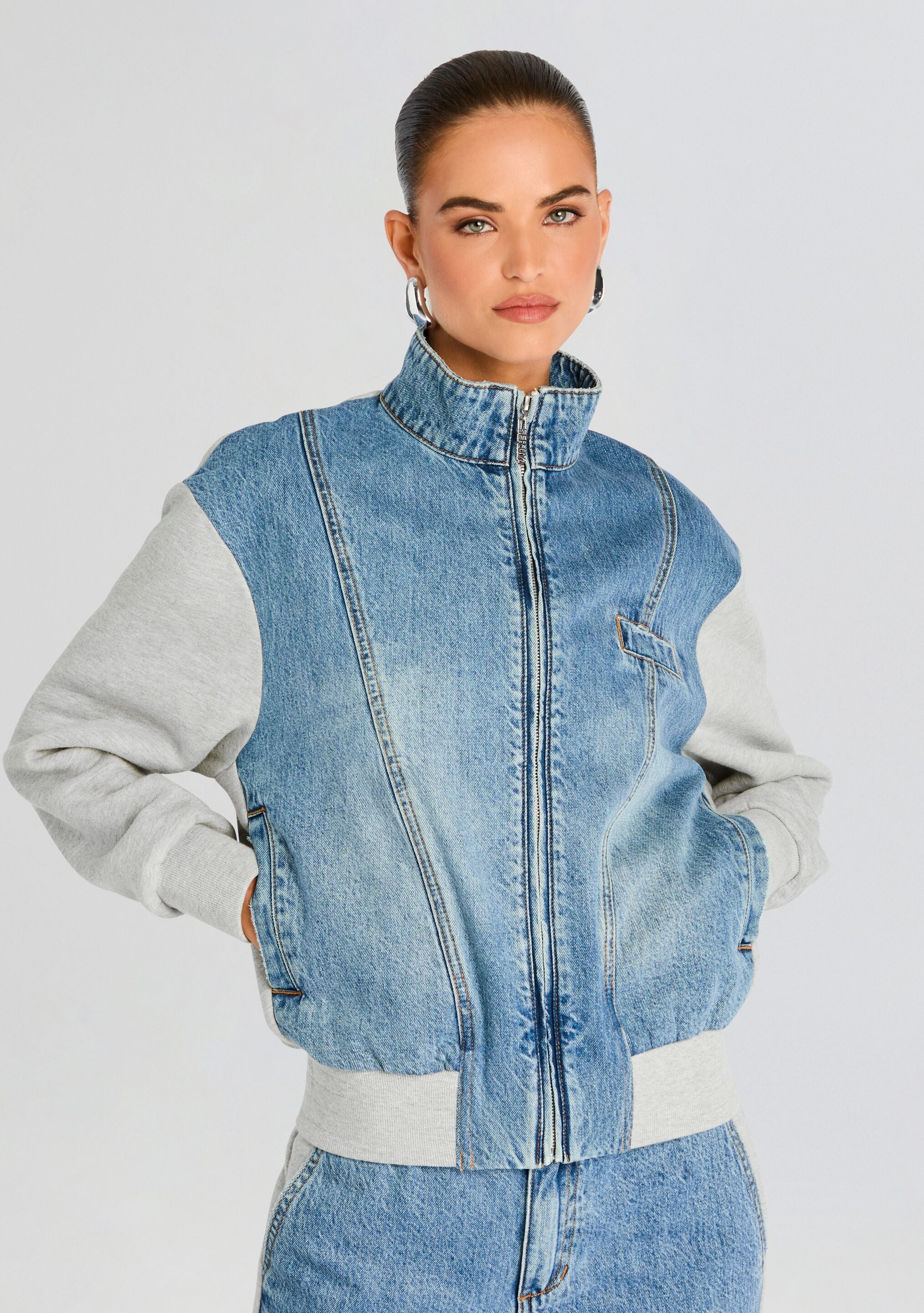 Page Terry Denim Jacket