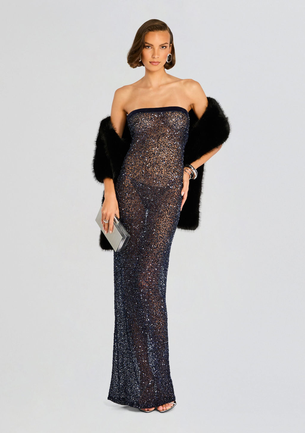 Villy Sequin Gown