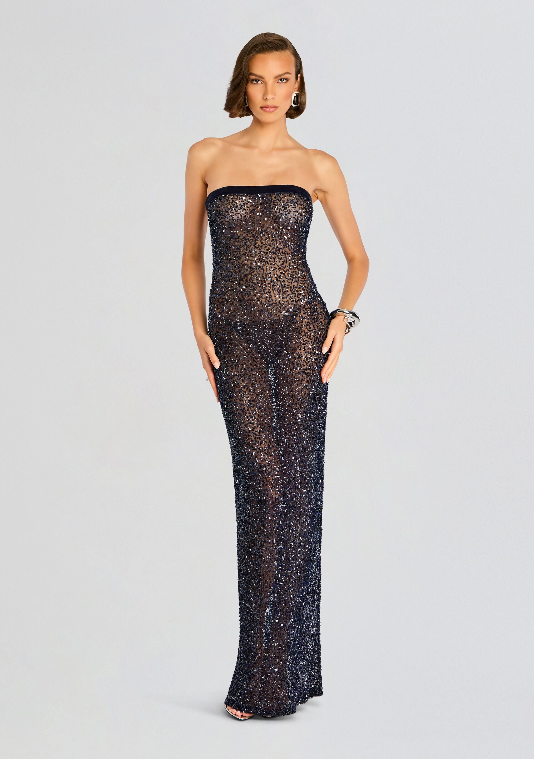 Villy Sequin Gown