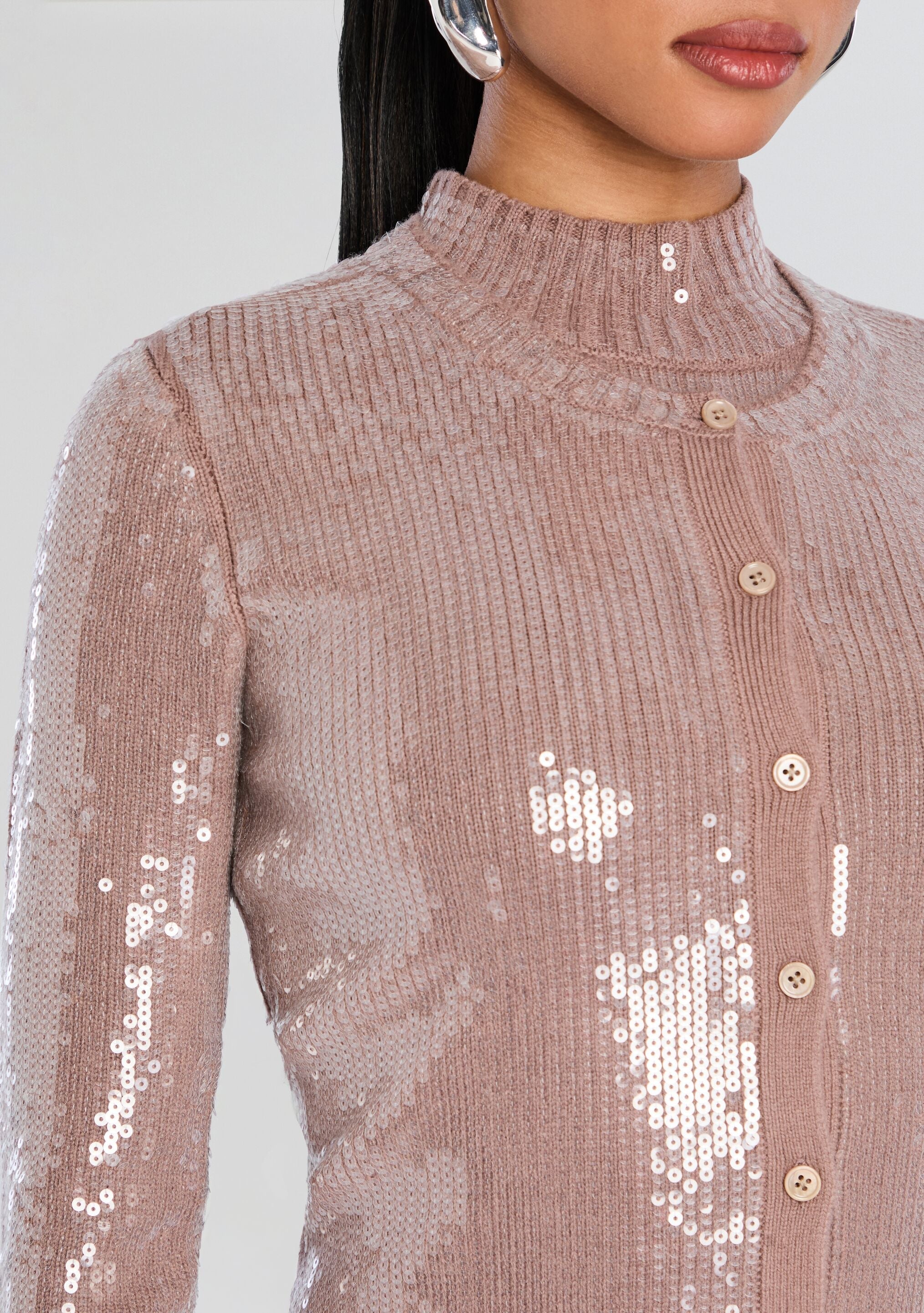 Annamarie Sequin Knit Cardigan