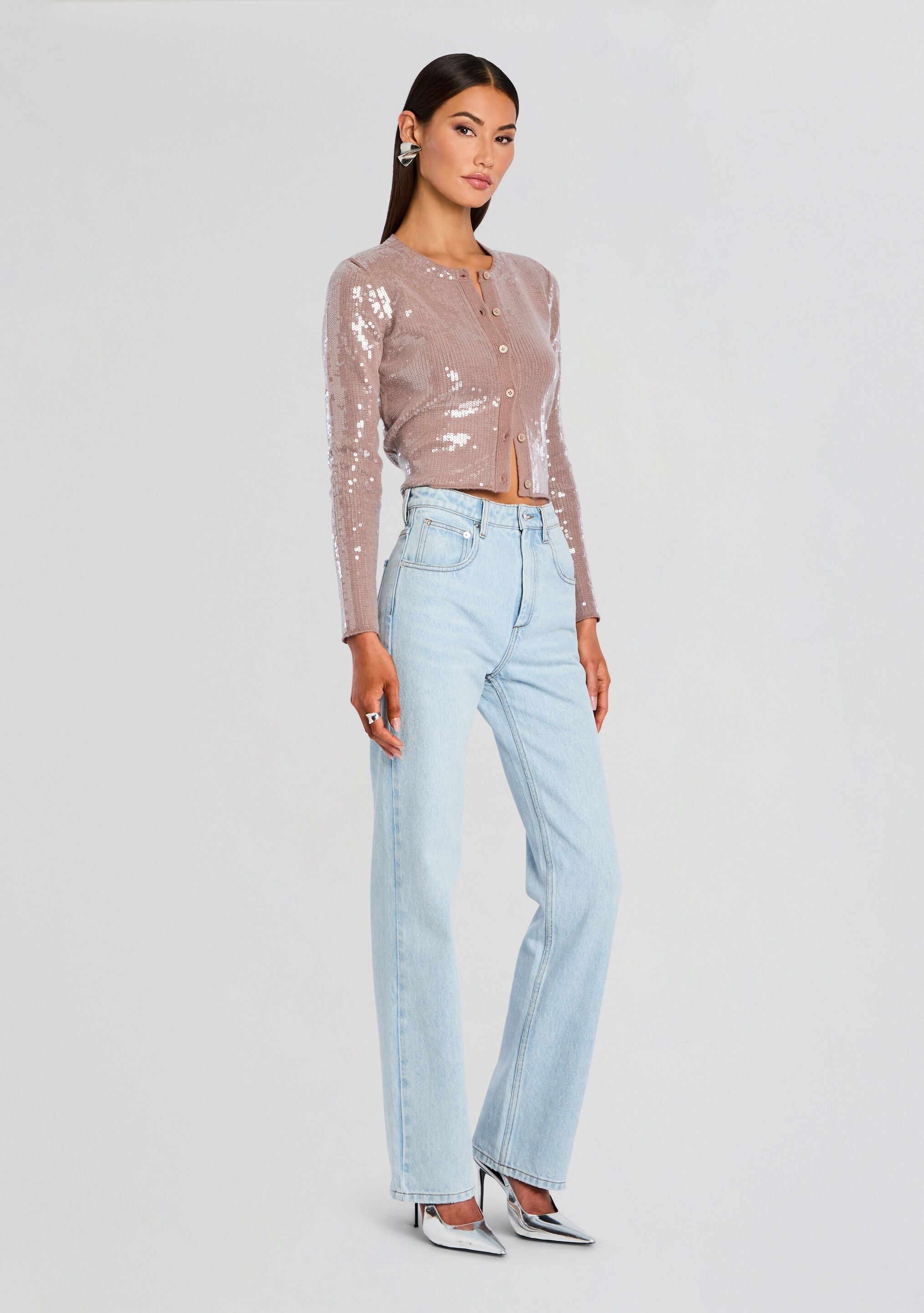 Annamarie Sequin Knit Cardigan