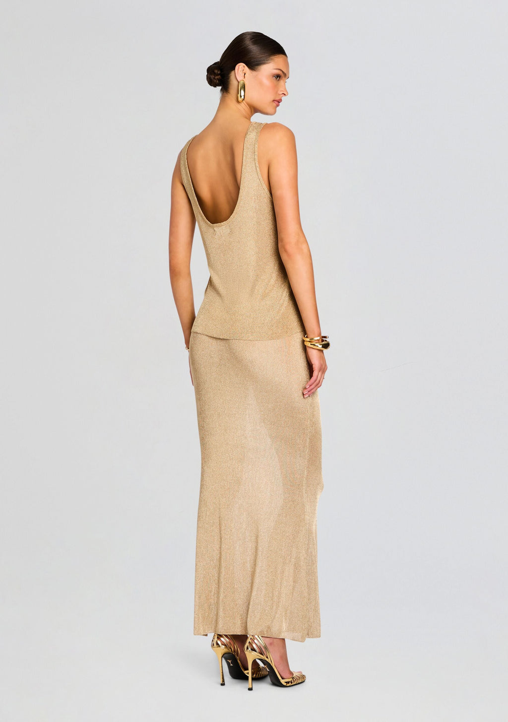 Hero Metallic Knit Tank