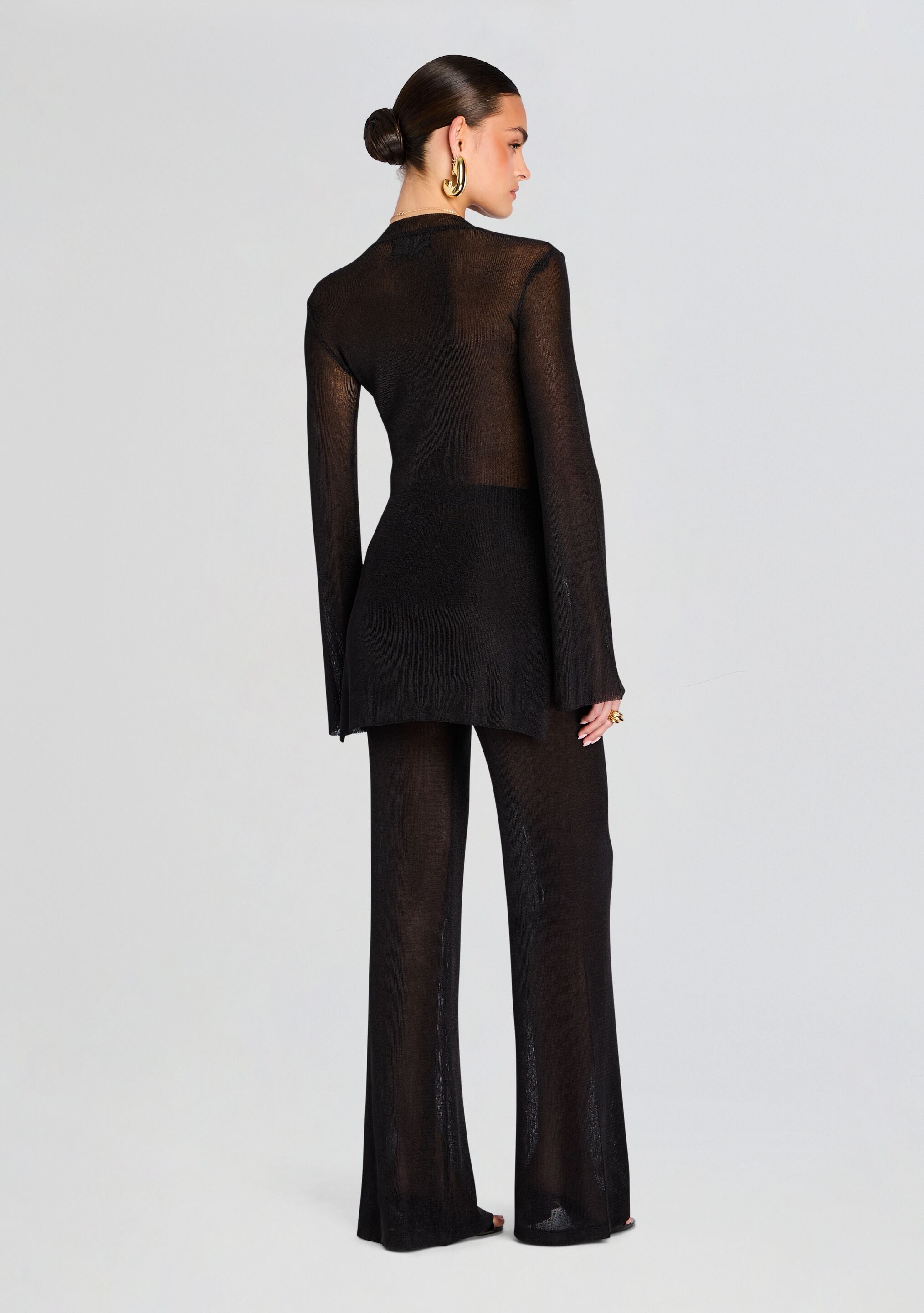 Ines Metallic Knit Top