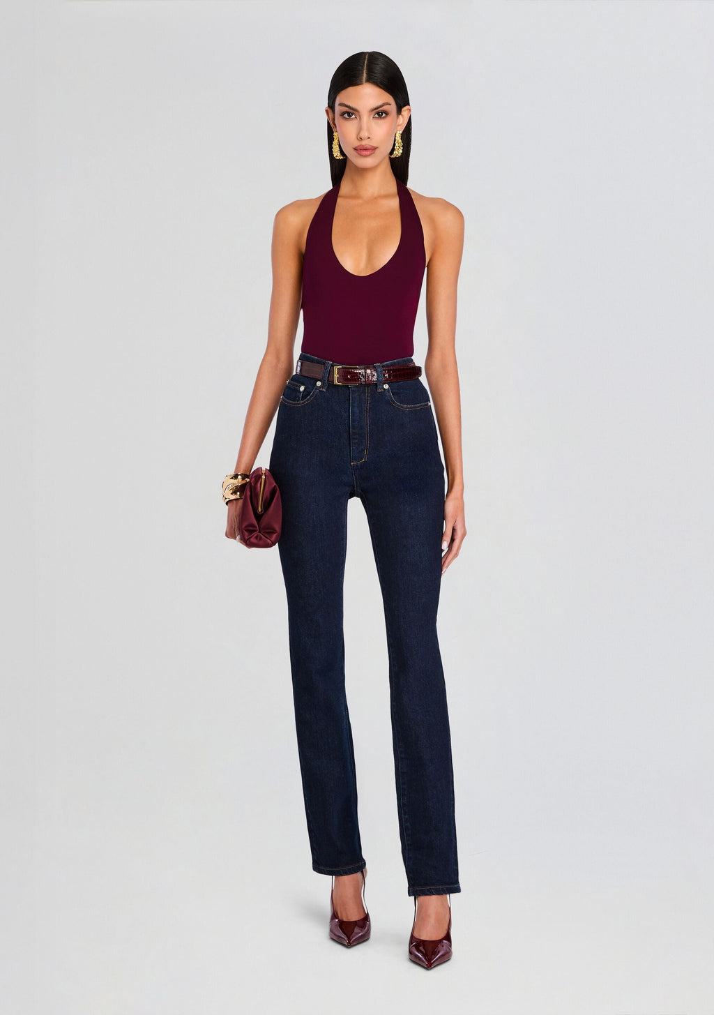 Bamboo Halter Bodysuit