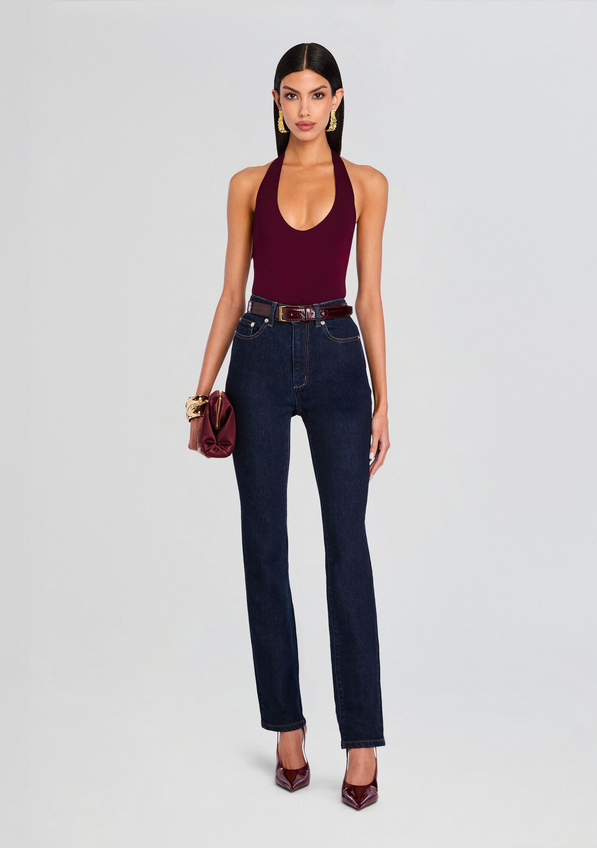 Bamboo Halter Bodysuit