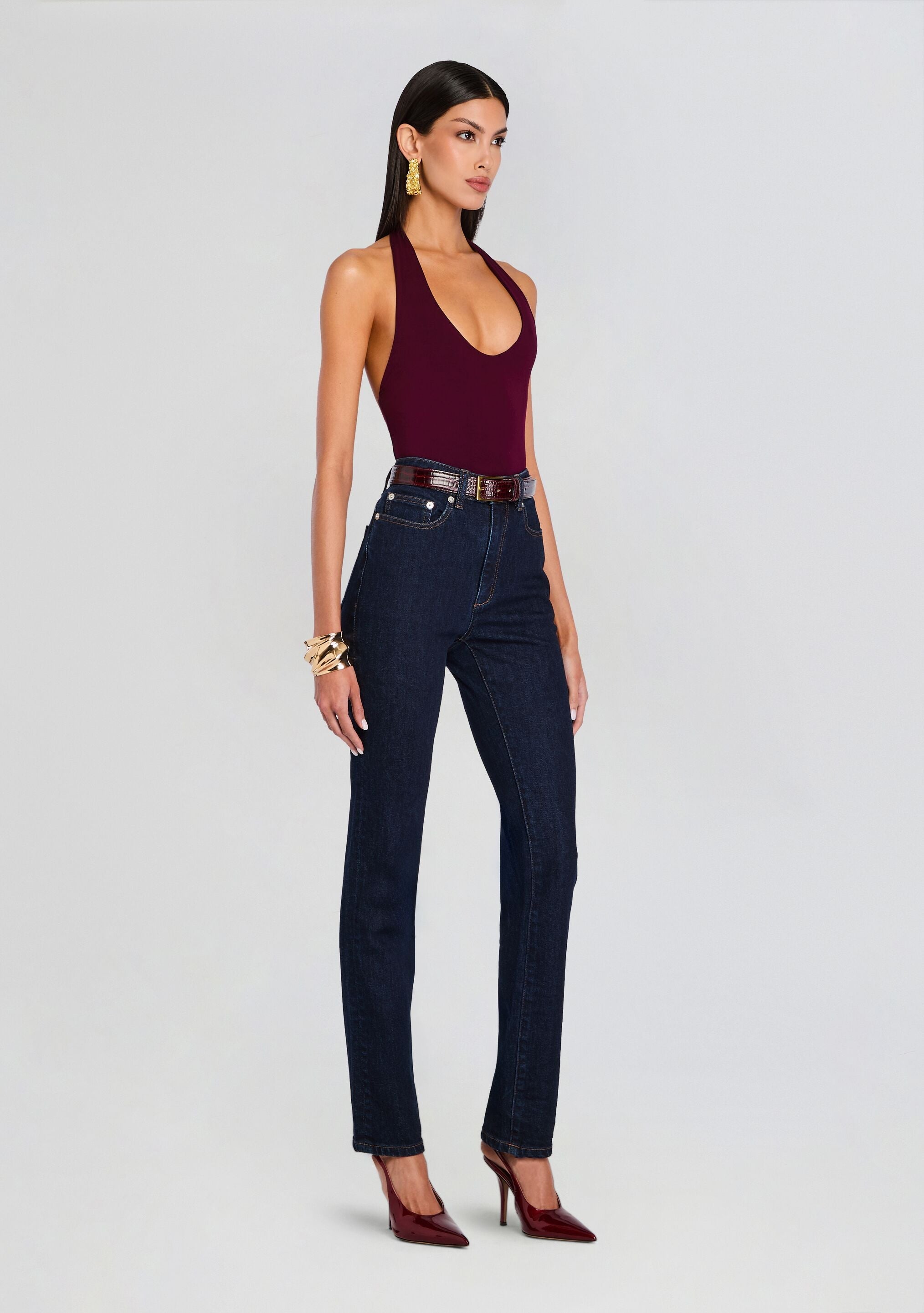 Bamboo Halter Bodysuit