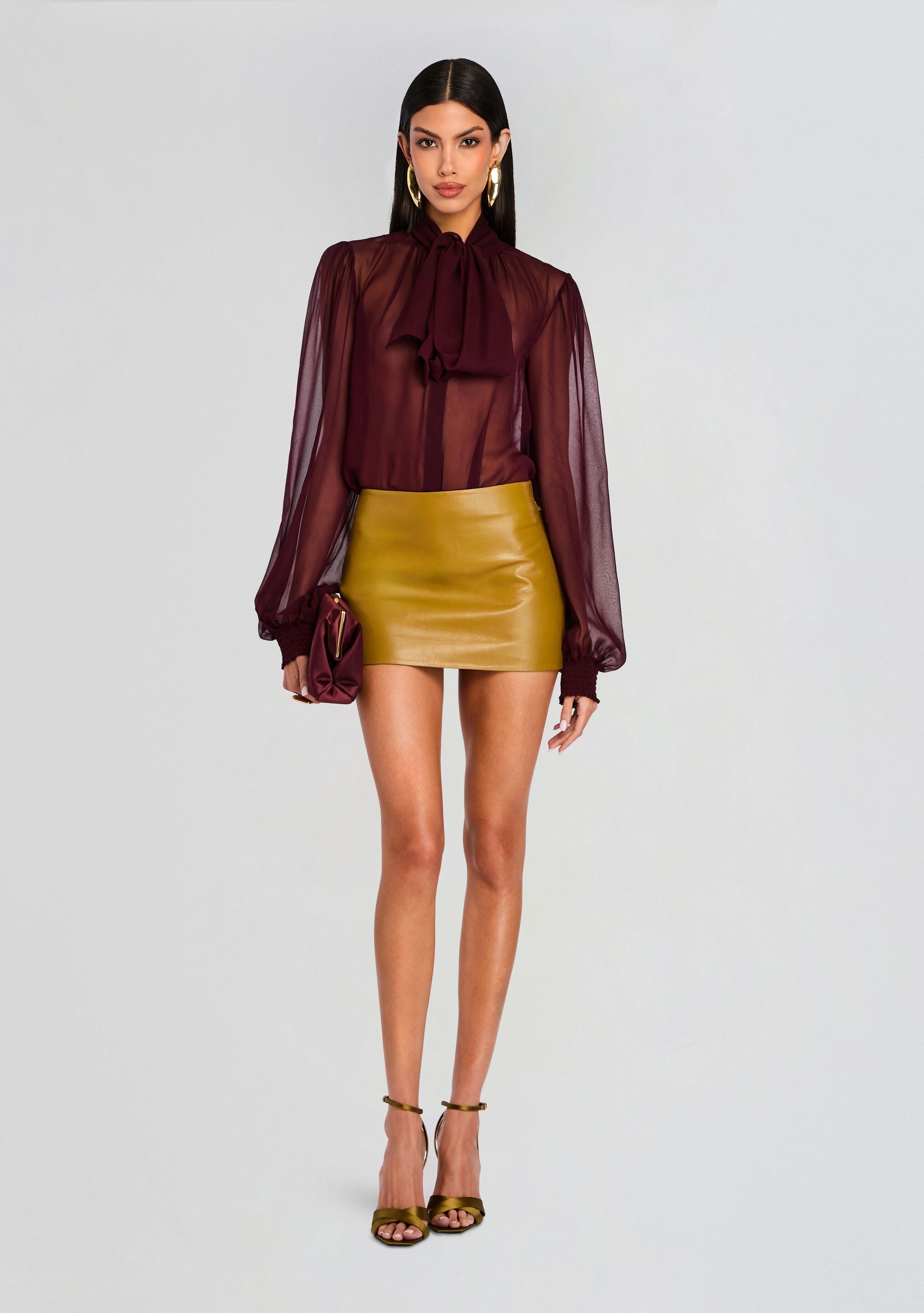 Hasli Silk Chiffon Top