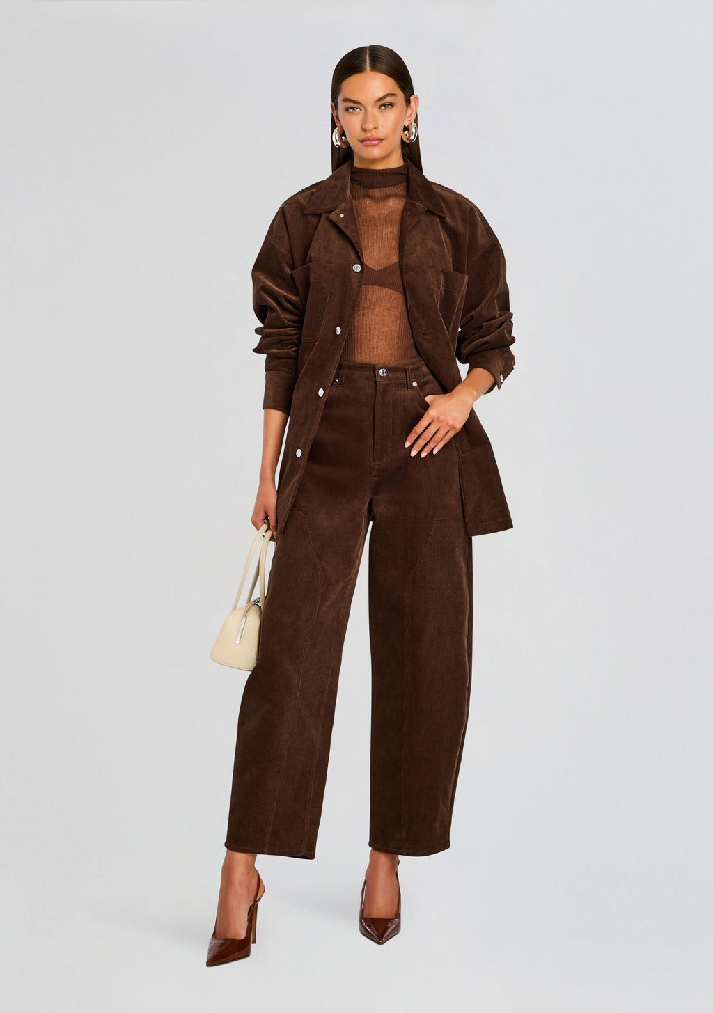 April Corduroy Shacket