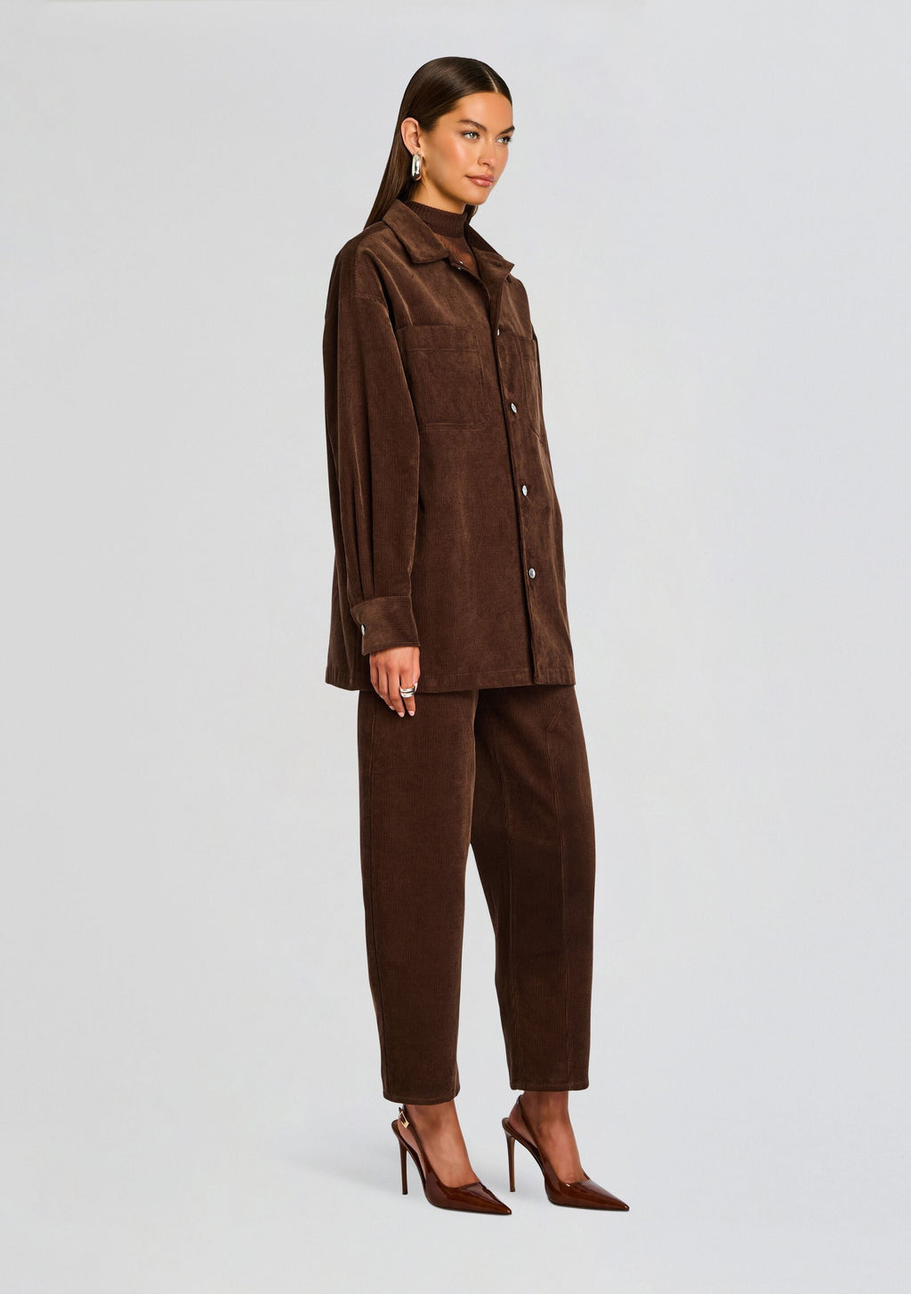 April Corduroy Shacket