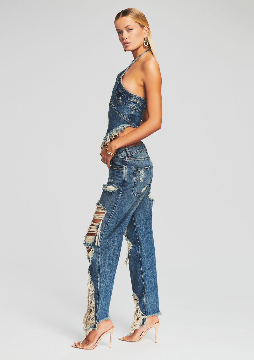 Super Distressed Maggie Jean