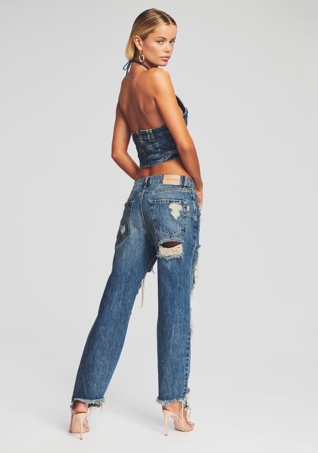 Super Distressed Maggie Jean