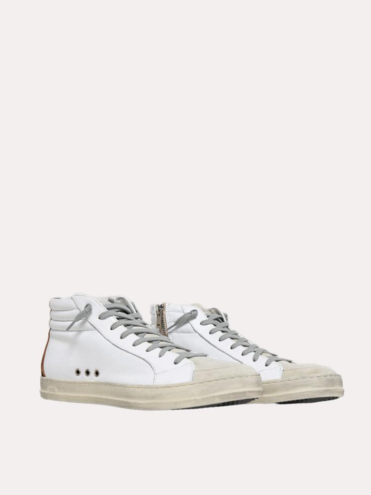 P448 Women's Skate White Leopard Sneaker