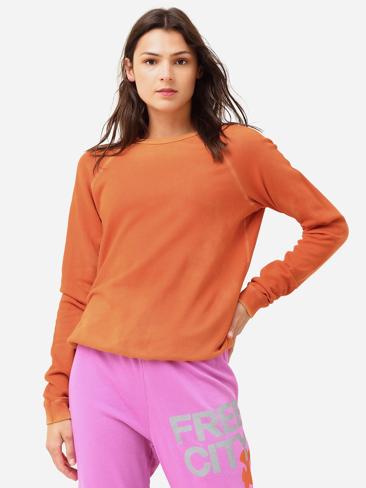 FREE CITY Women's Lucky Rabbit Sweatshirt