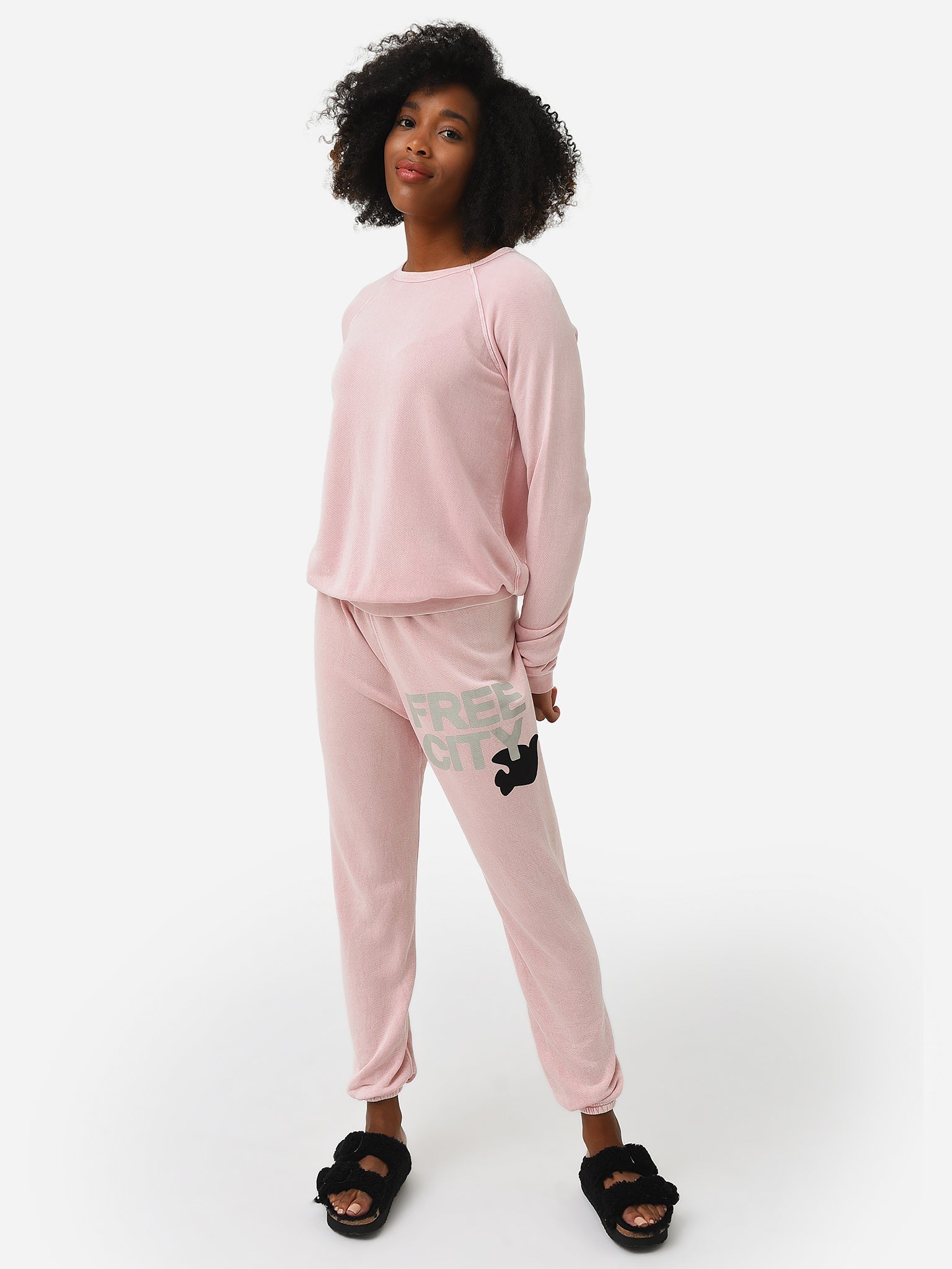 Free City Women's Superfluff Lux Vintagebath Raglan Top