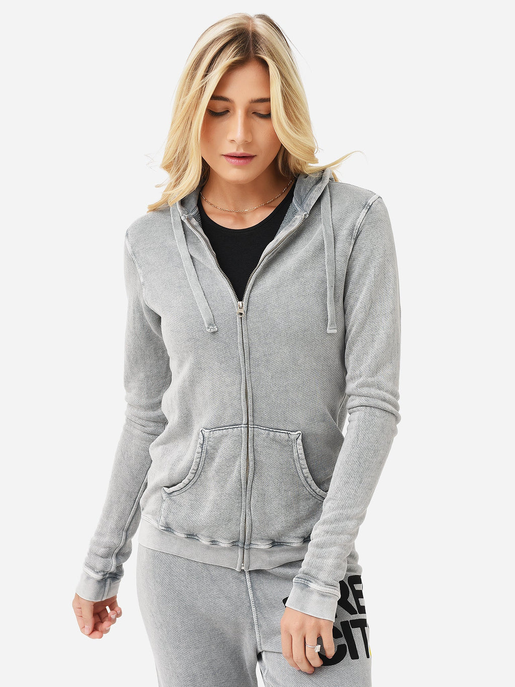 Free City Women's Superfluff Lux VintageBath Zip Hoodie