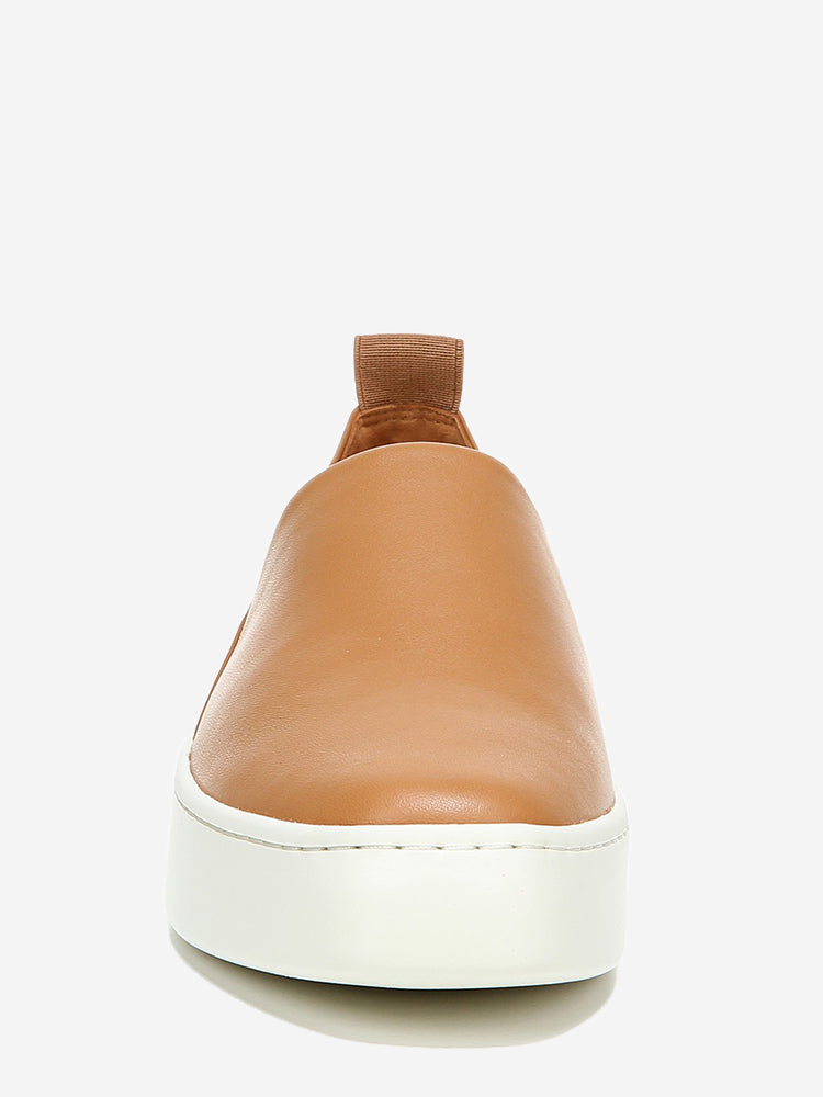 Vince Women’s Leather Saxon-2 Slip On Sneaker