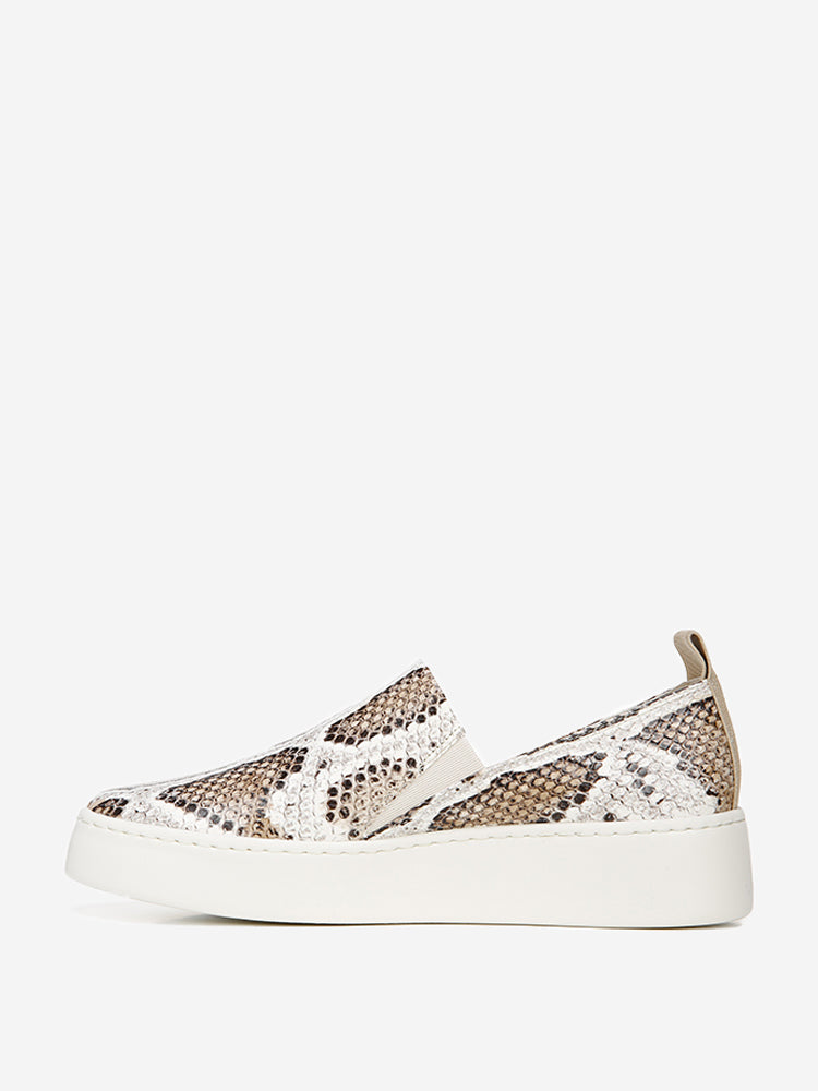 Vince Women’s Leather Saxon-2 Slip On Sneaker