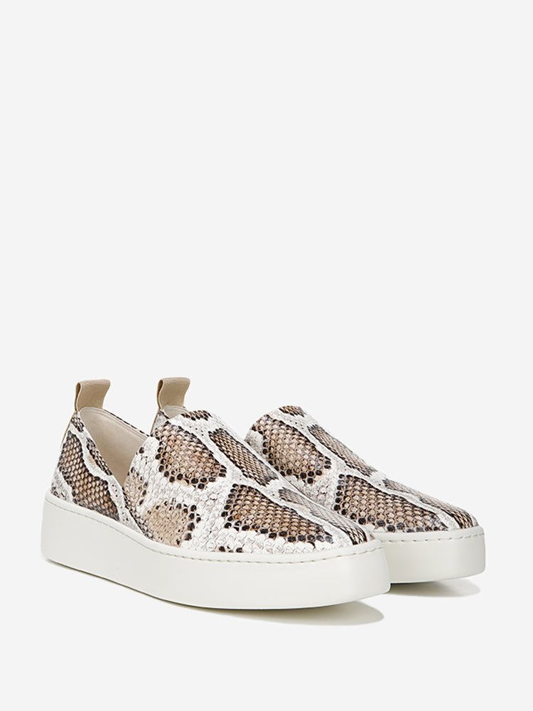Vince Women’s Leather Saxon-2 Slip On Sneaker