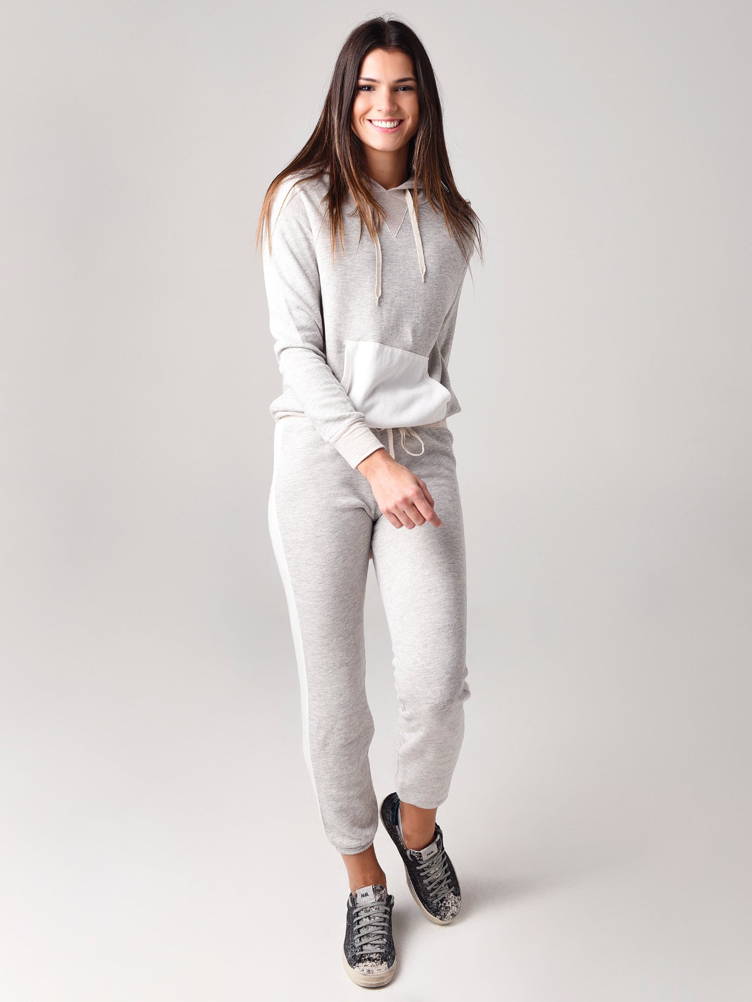 Monrow Women's Color-Block Vintage Sweats