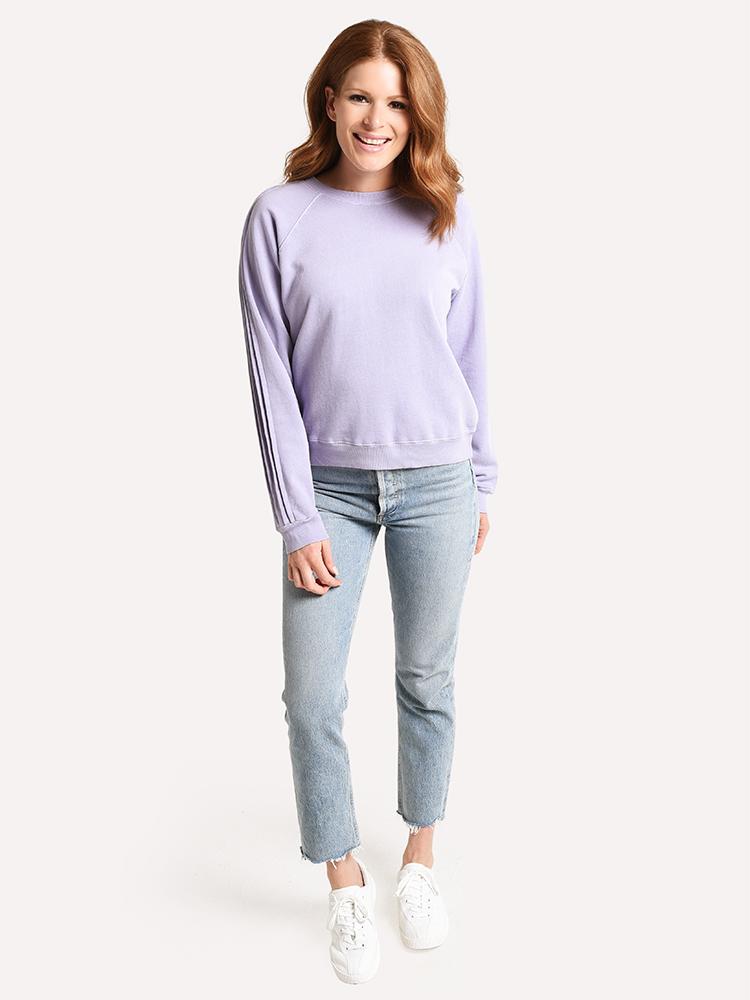 Monrow Women's Pintuck Raglan Pullover
