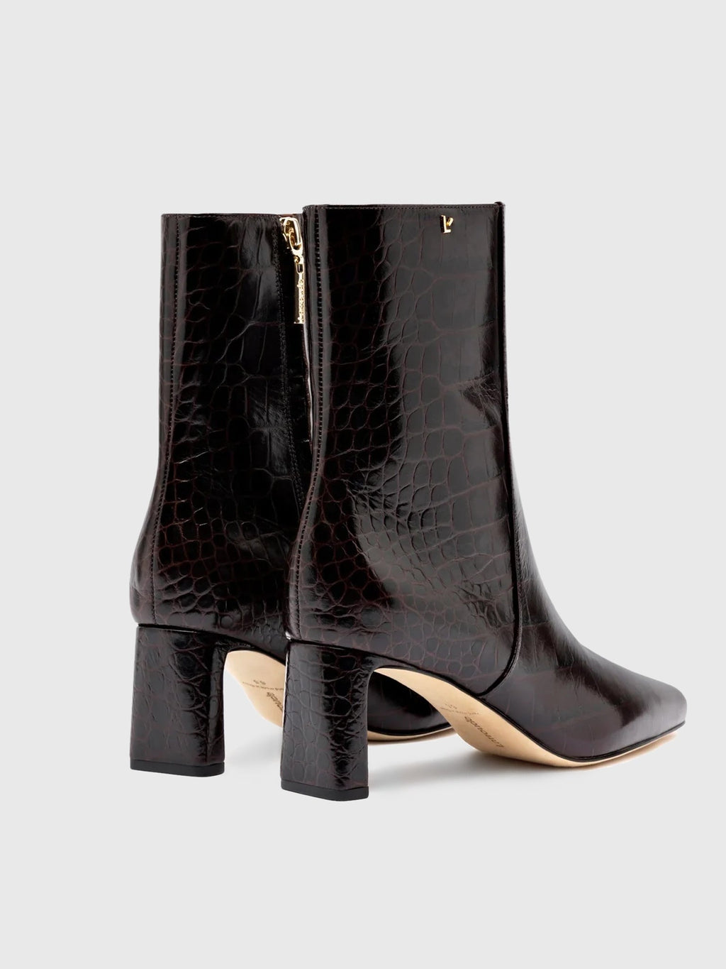 Larroude Women's Alexis Leather Bootie