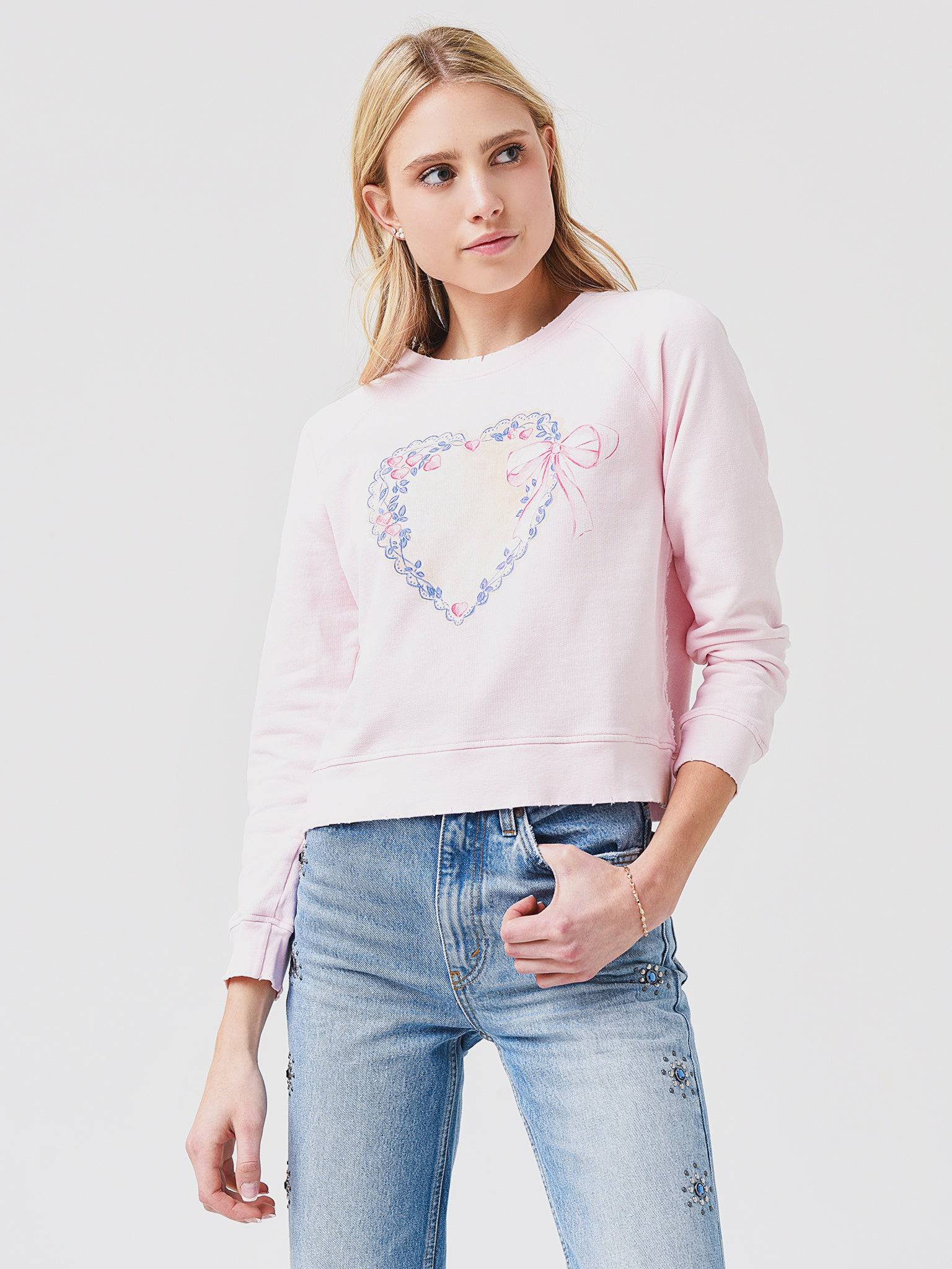 LoveShackFancy Women's Ameenah Pullover Sweater