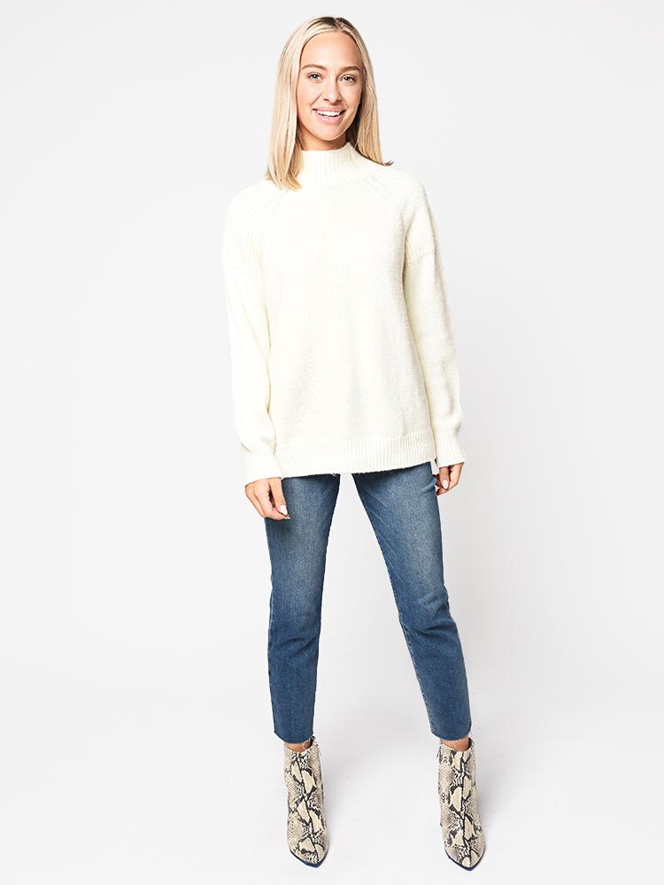 Frame Women’s Boxy Rib Sweater