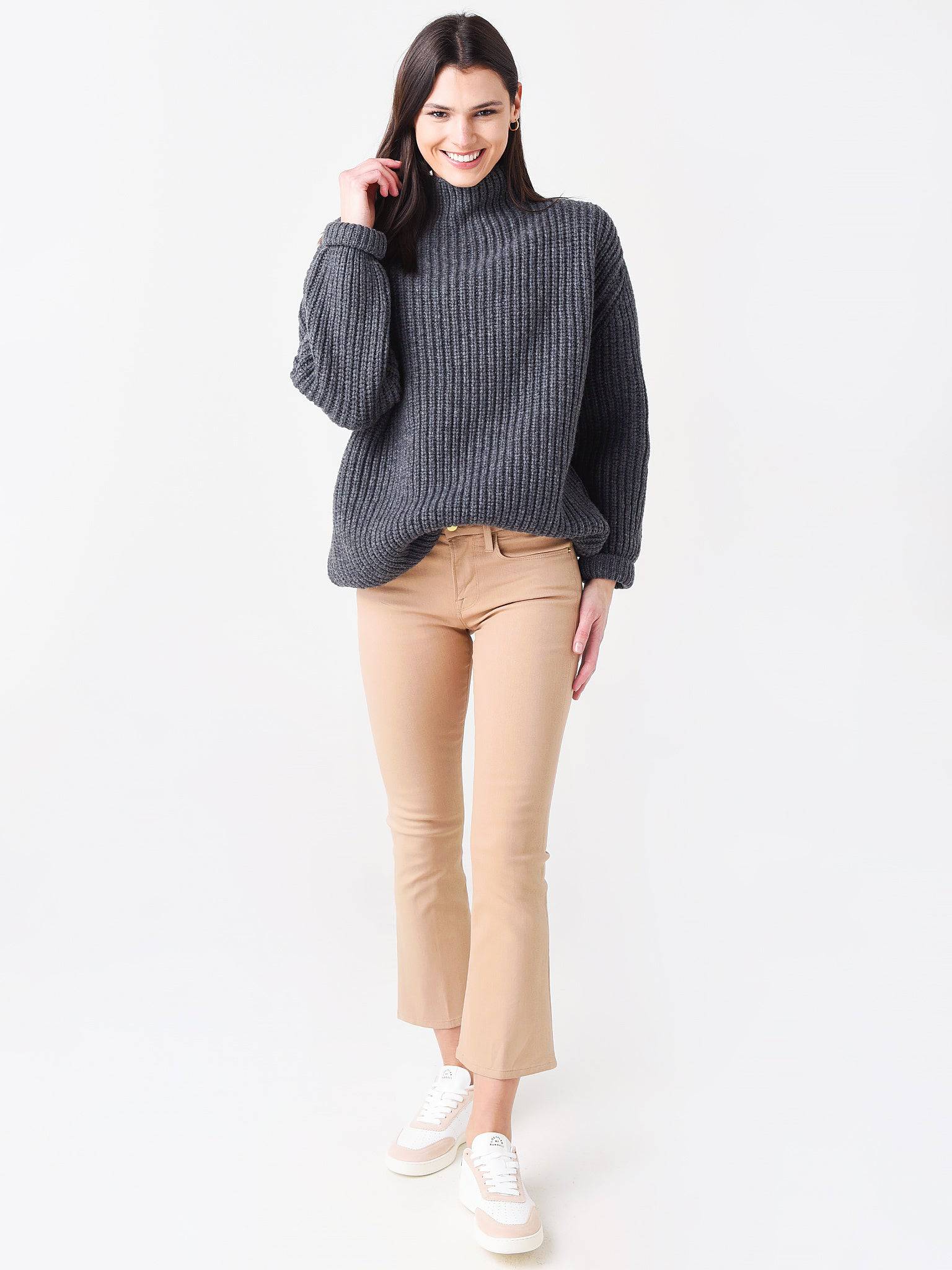 Frame Women's Oversized Ribbed Knit Sweater