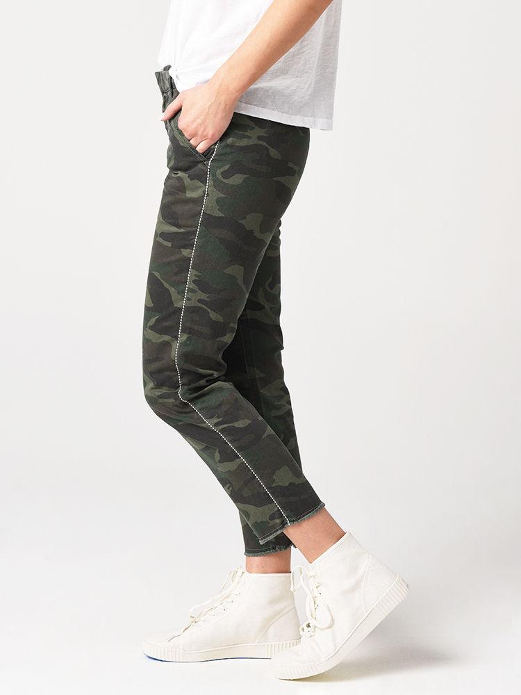 Sundry Women's Camo N60 Classic Straight Trouser