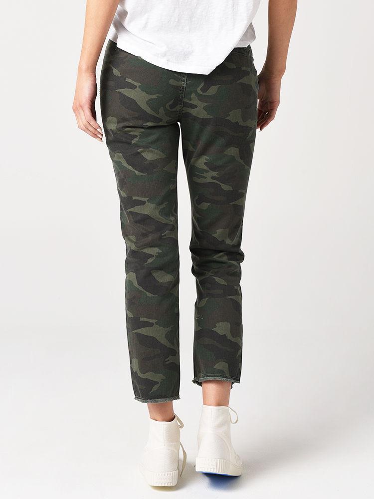 Sundry Women's Camo N60 Classic Straight Trouser