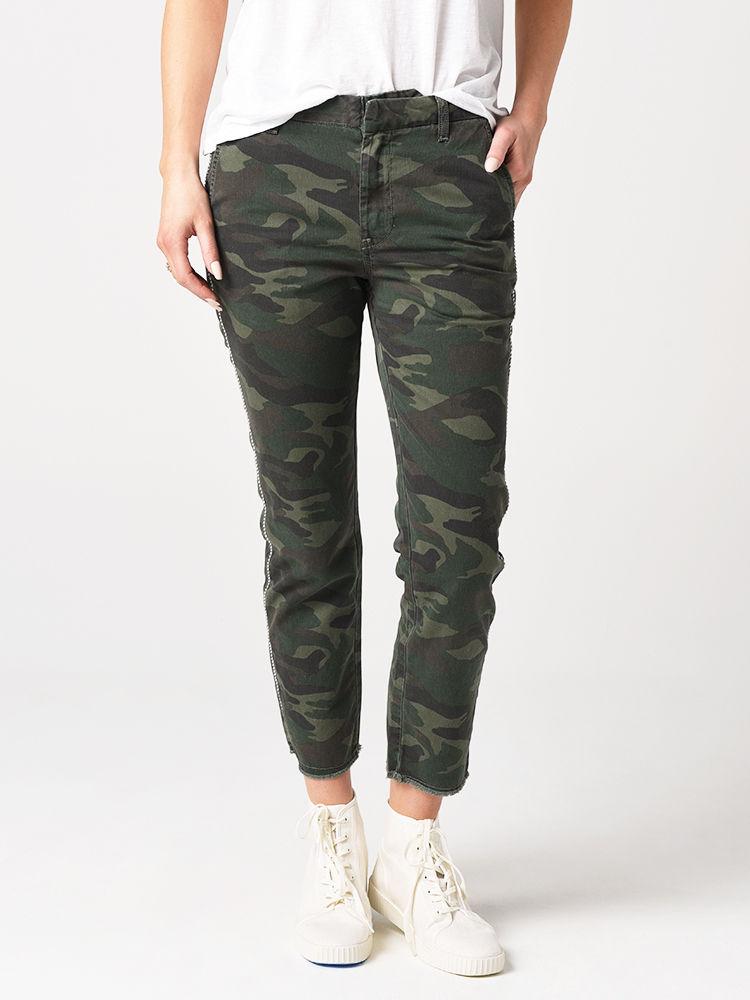 Sundry Women's Camo N60 Classic Straight Trouser