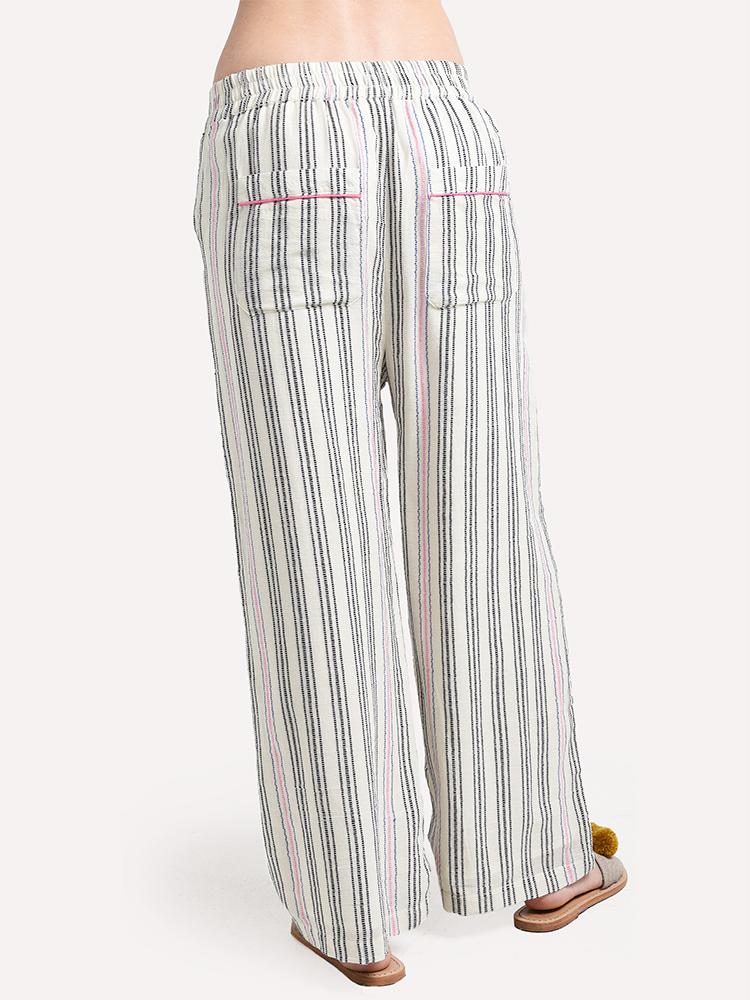 Sundry Striped Wide Leg Pant