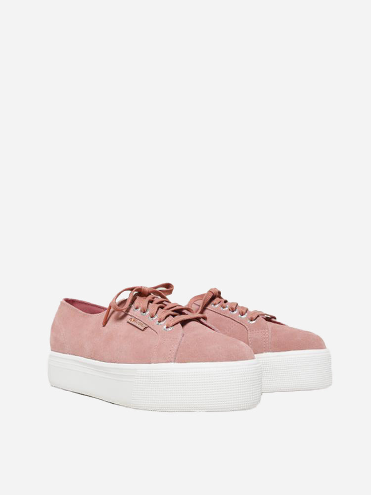 Superga Women's Suecotlinw Platform Sneaker