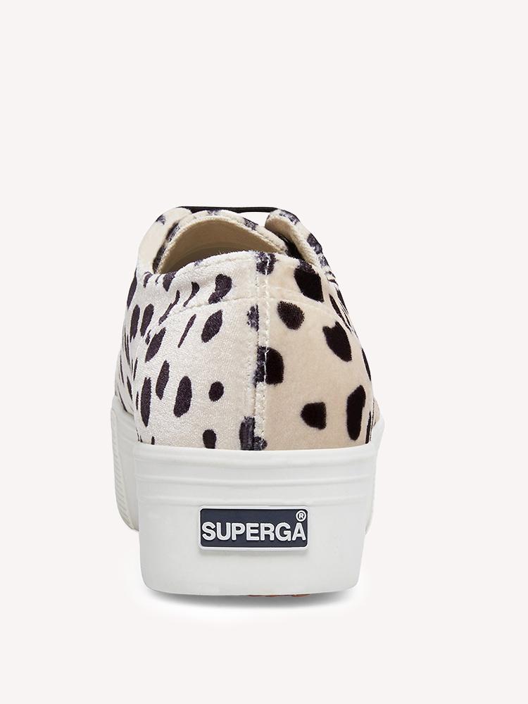 Superga 2790 Fanvelvetw Dalmation Sneaker