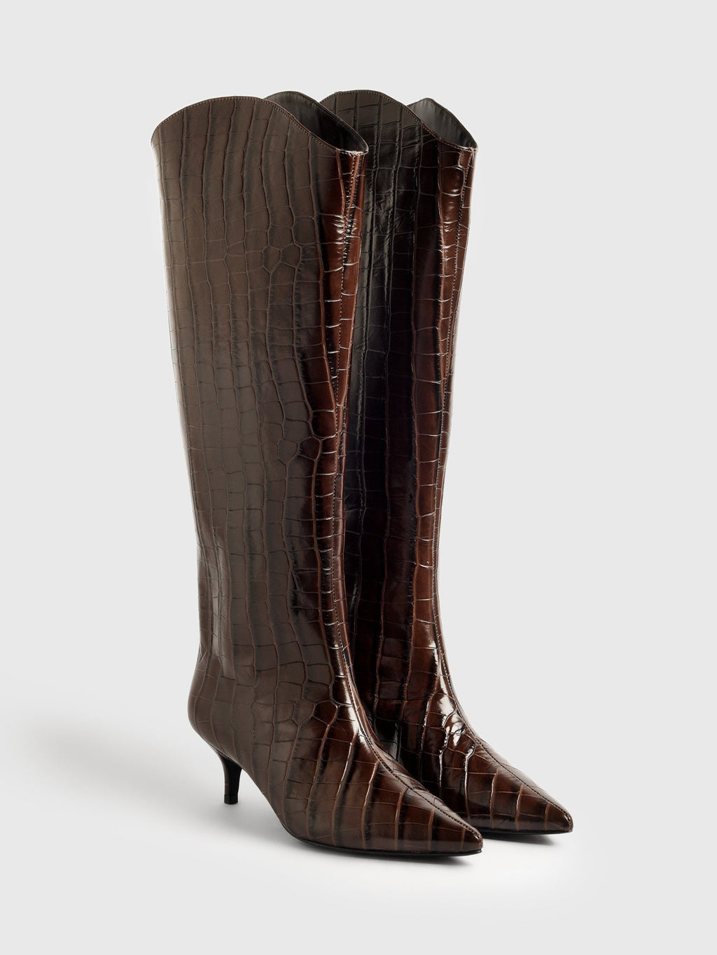 Schutz Women's Maryana Lo Wide Leather Boot