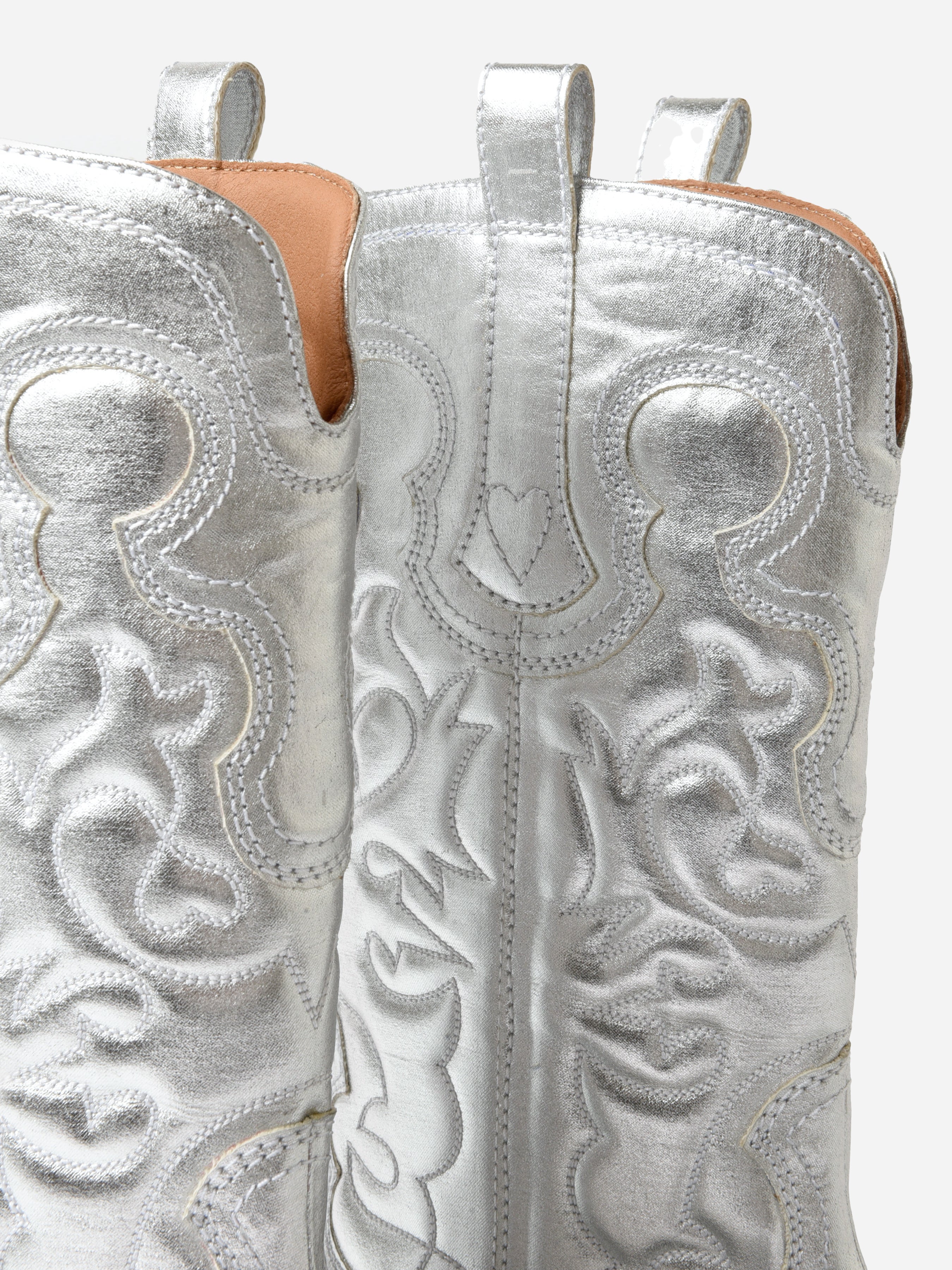 GANNI Women's Mid Shaft Embroidered Western Boot