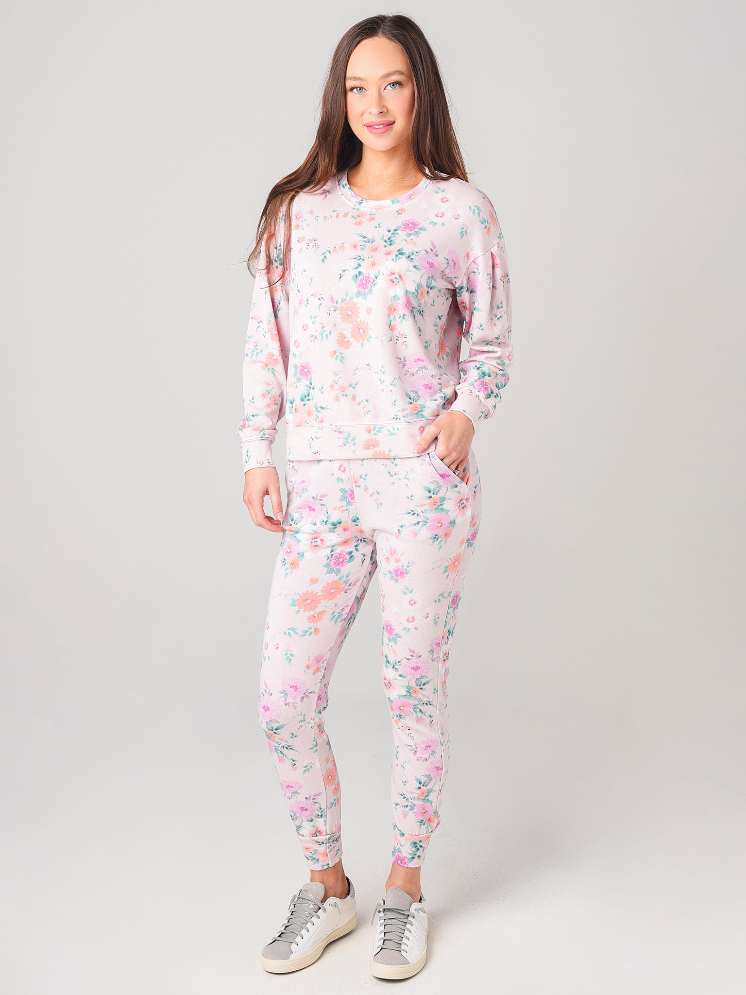 Sundry Women's Floral Pocket Jogger