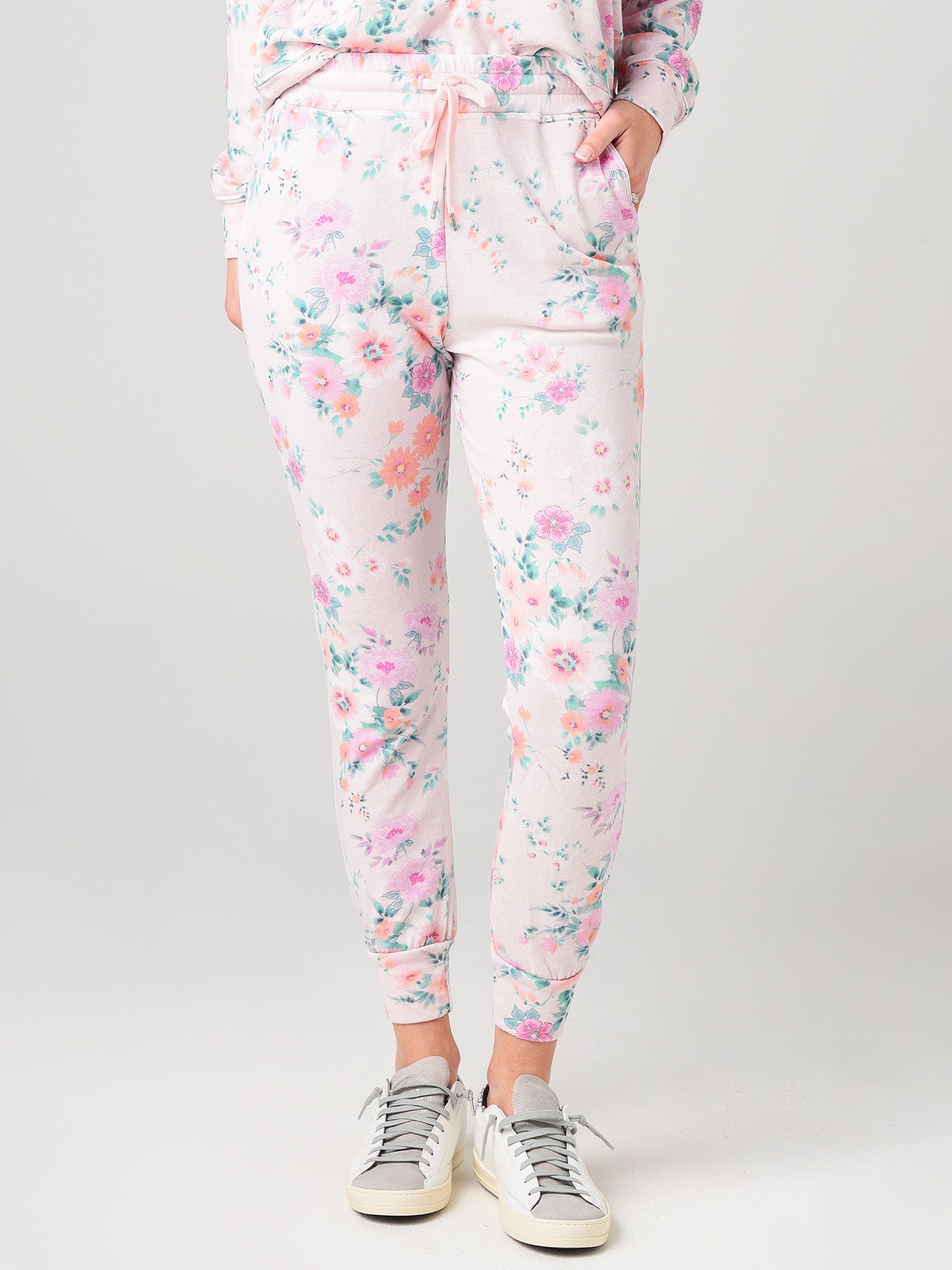 Sundry Women's Floral Pocket Jogger