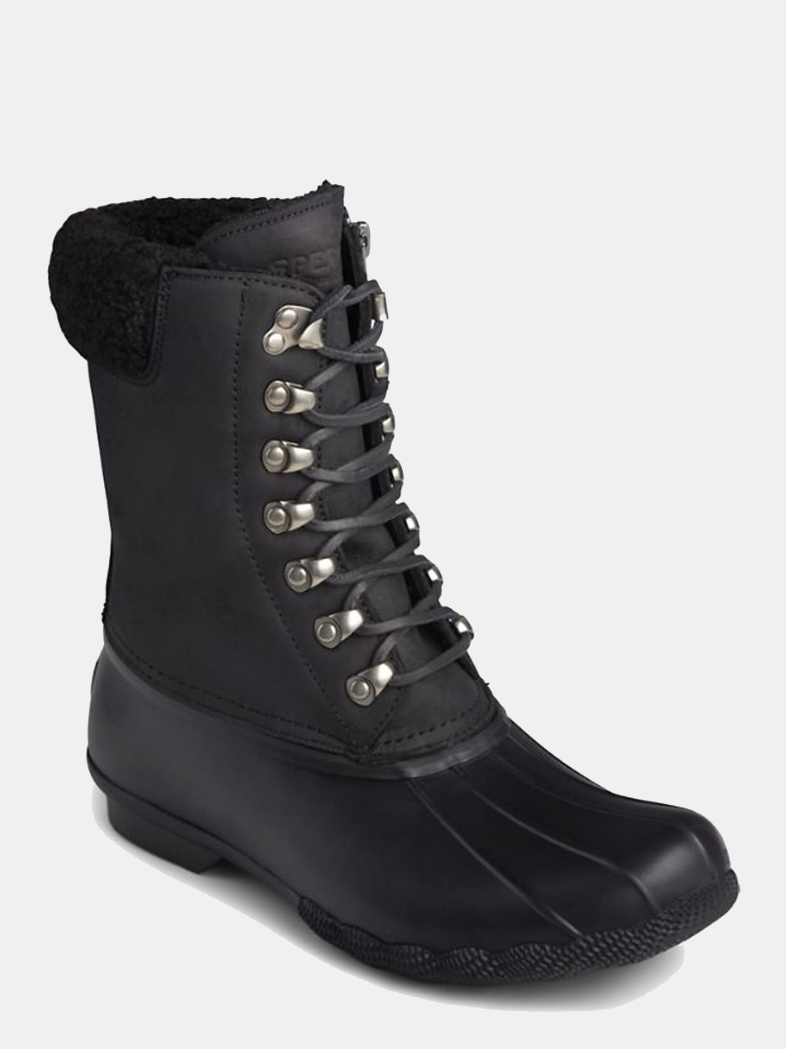 Sperry Women's Saltwater Tall Cozy Leather Duck Boot