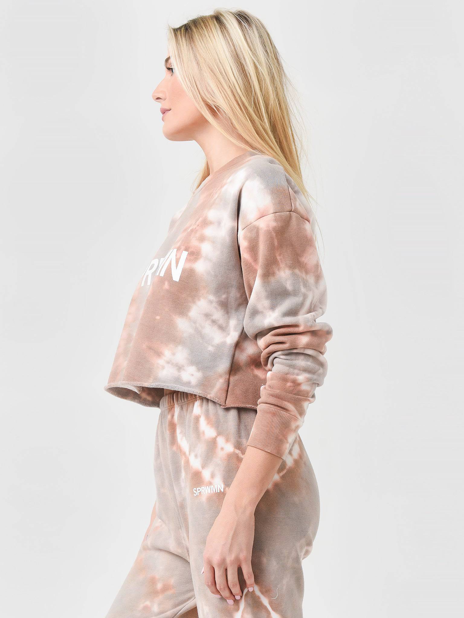 SPRWMN Women's Cropped Logo Sweatshirt