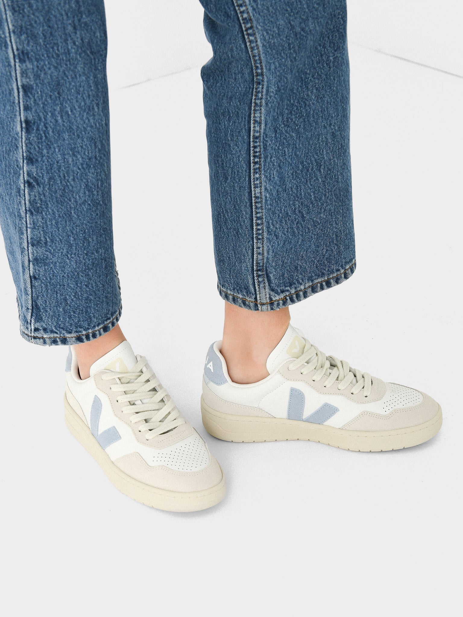 VEJA Women's V-90 Leather Sneaker