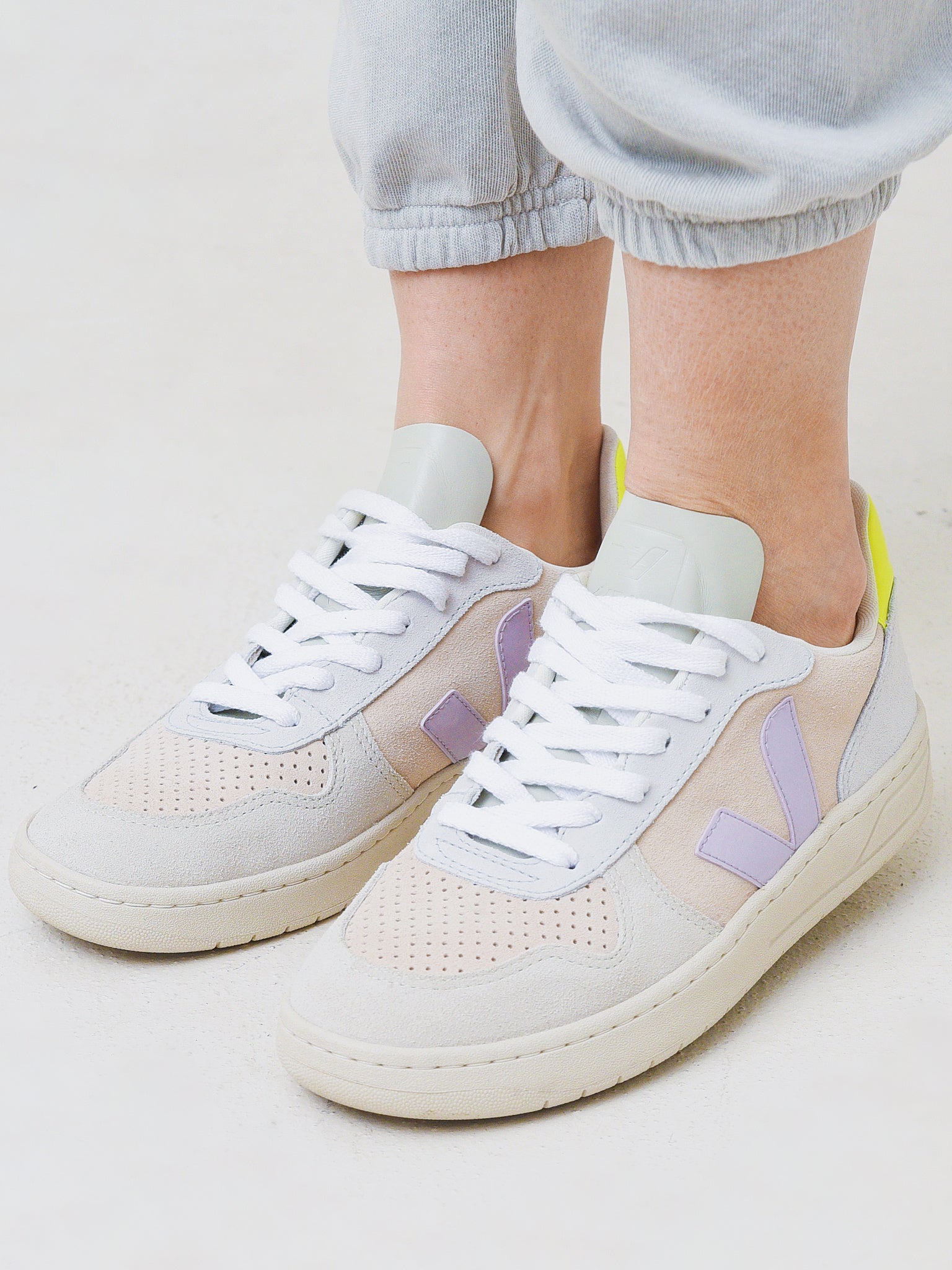 Veja Women's V-10 Suede Multico Sneaker