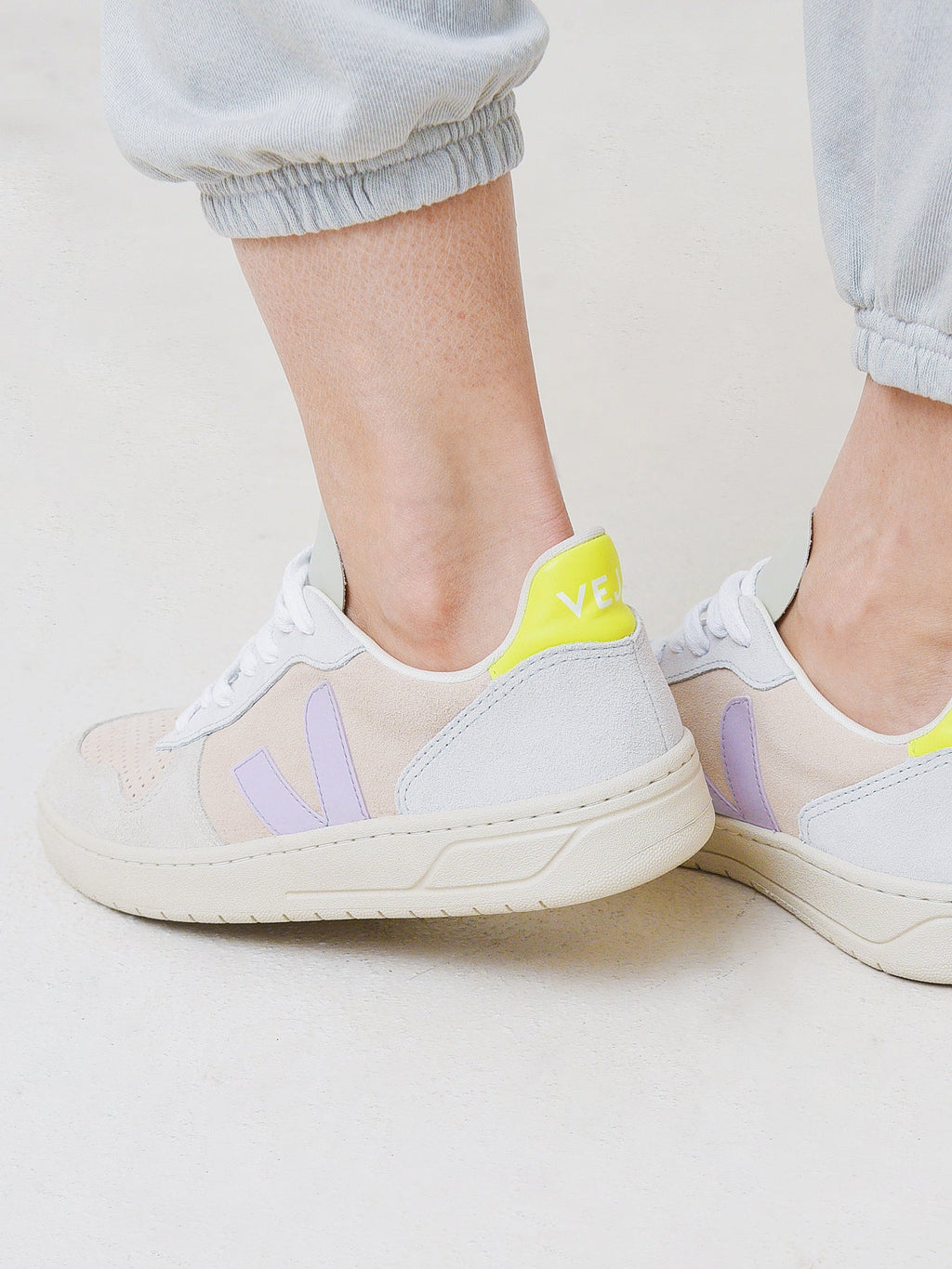 Veja Women's V-10 Suede Multico Sneaker