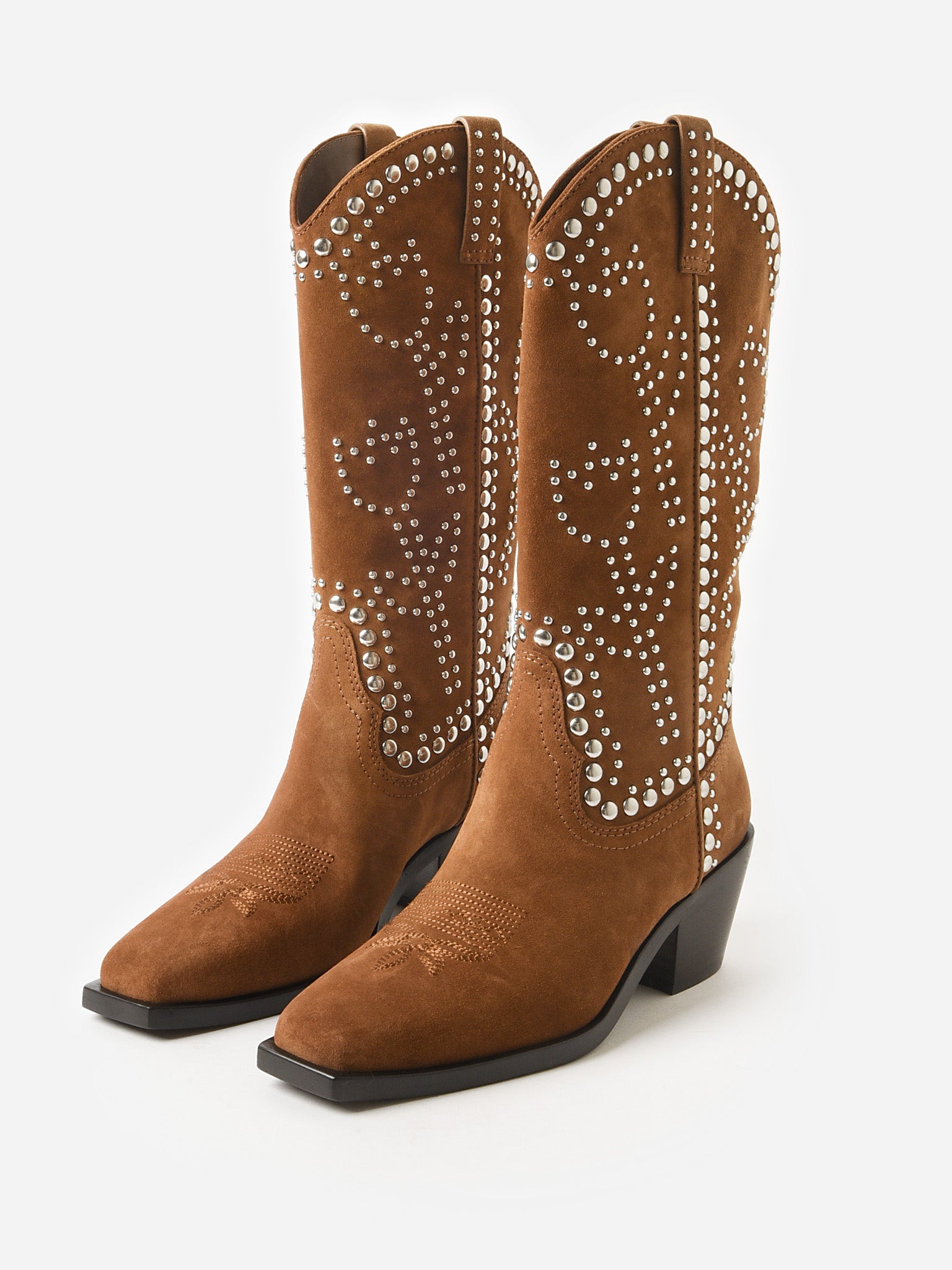 Loeffler Randall Women's Wilder Studded Suede Boot