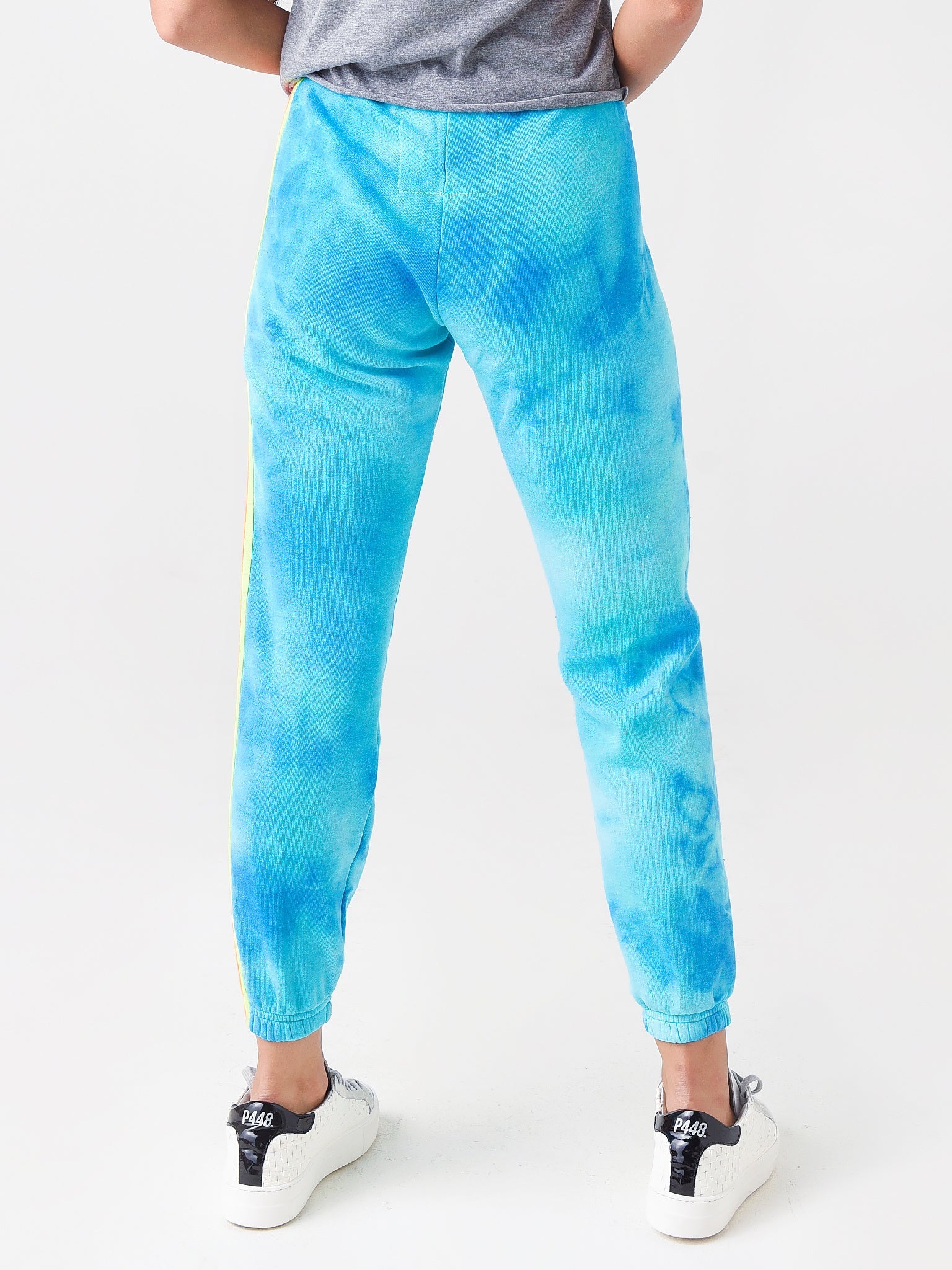 Aviator Nation Women's Hand Dyed 5 Stripe Sweatpant