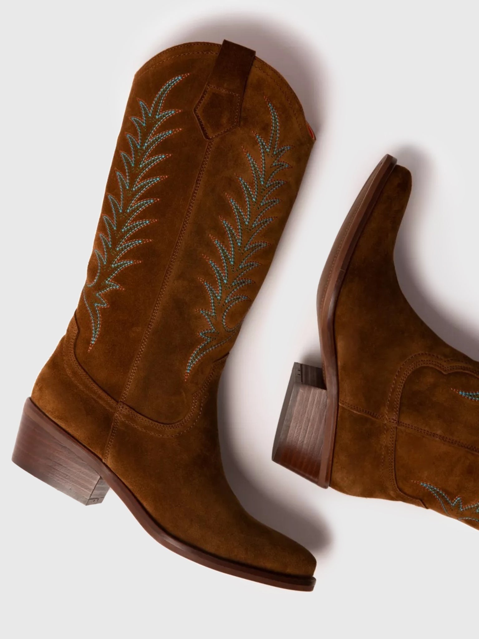 Penelope Chilvers Women's Goldie Embroidered Cowboy Boot