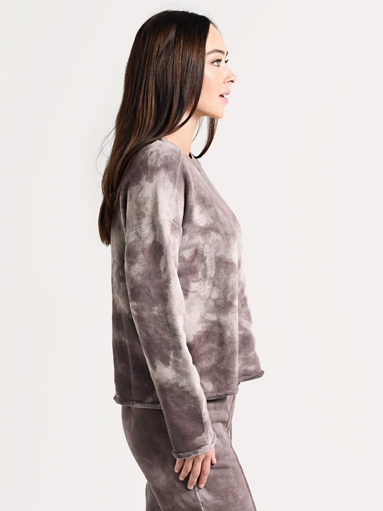 ATM Women's Tie Dye French Terry Sweatshirt