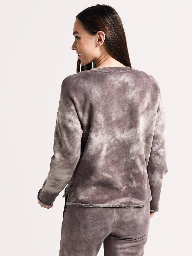 ATM Women's Tie Dye French Terry Sweatshirt